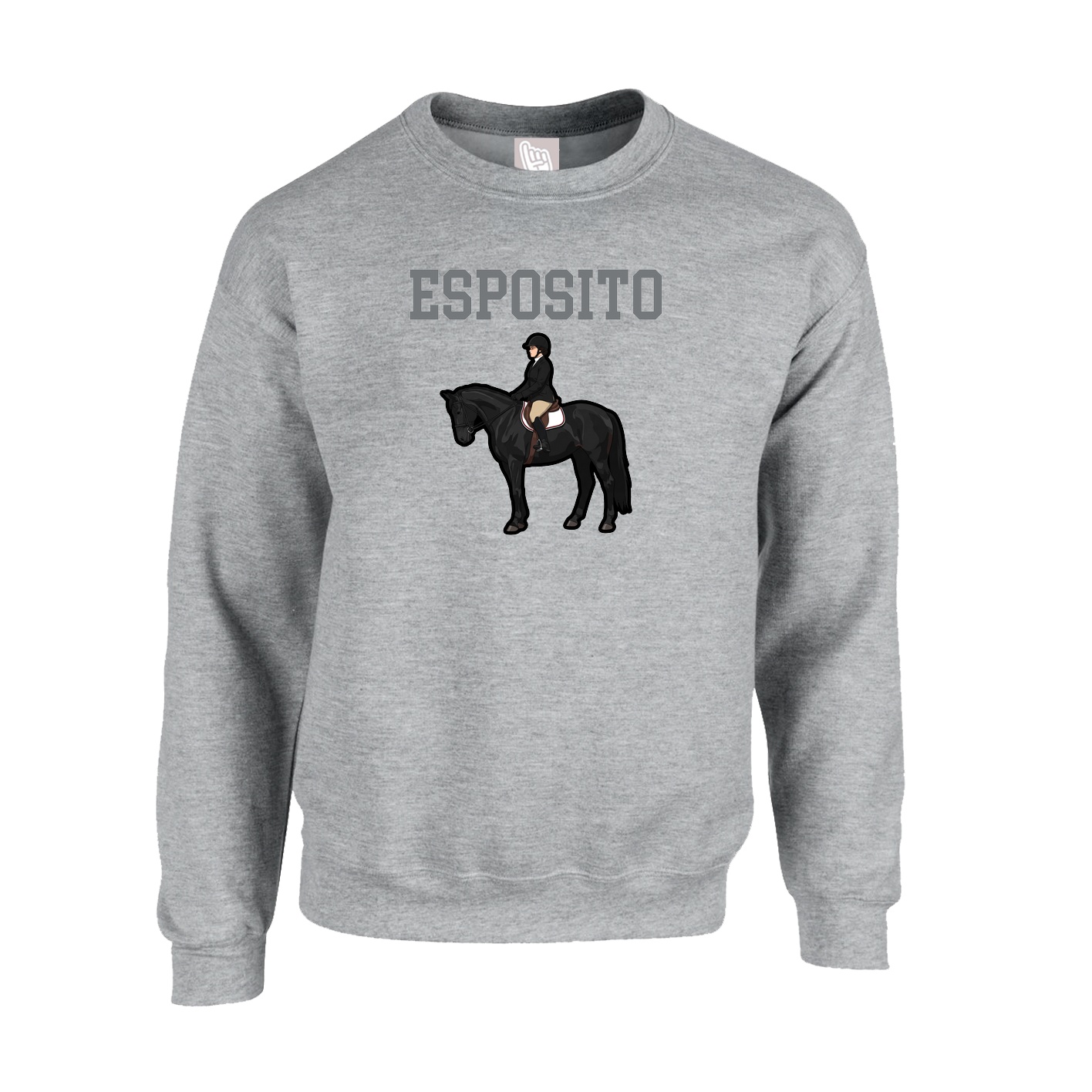 Fleece Crew — Shirsey in Grey