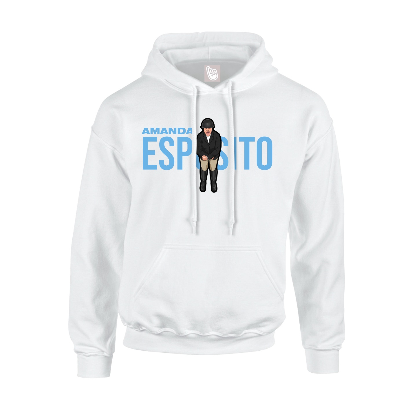 Youth Hoodie — Player Name in White