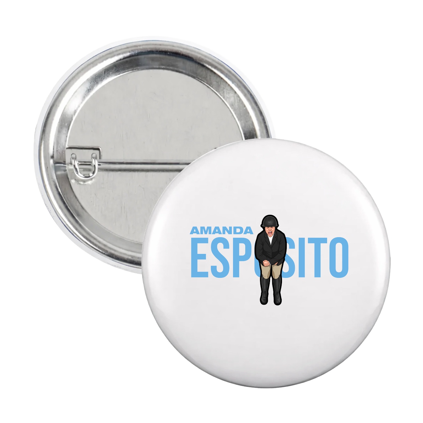 Game Day Button — Player Name in White
