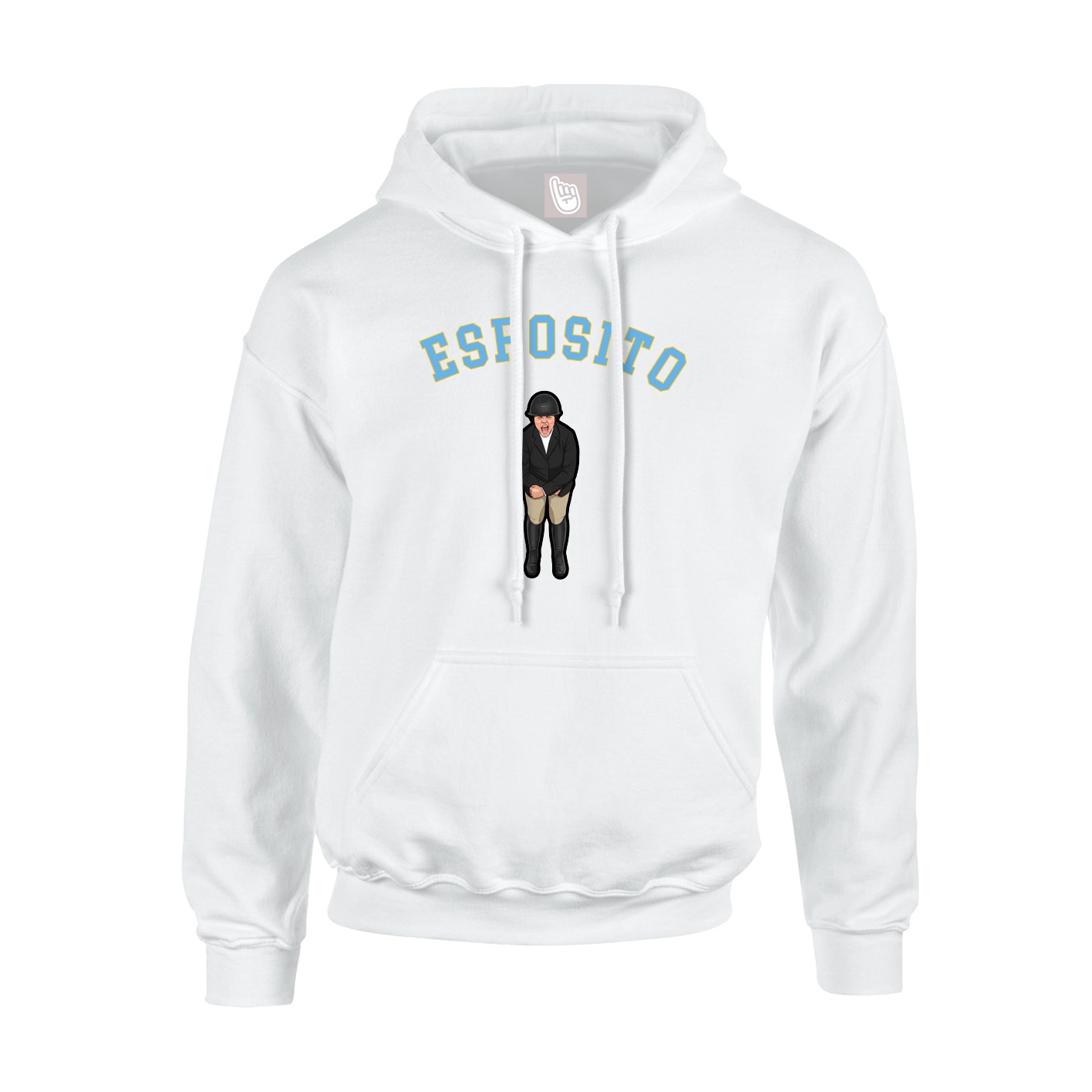 Youth Hoodie — Shirsey Arch in White