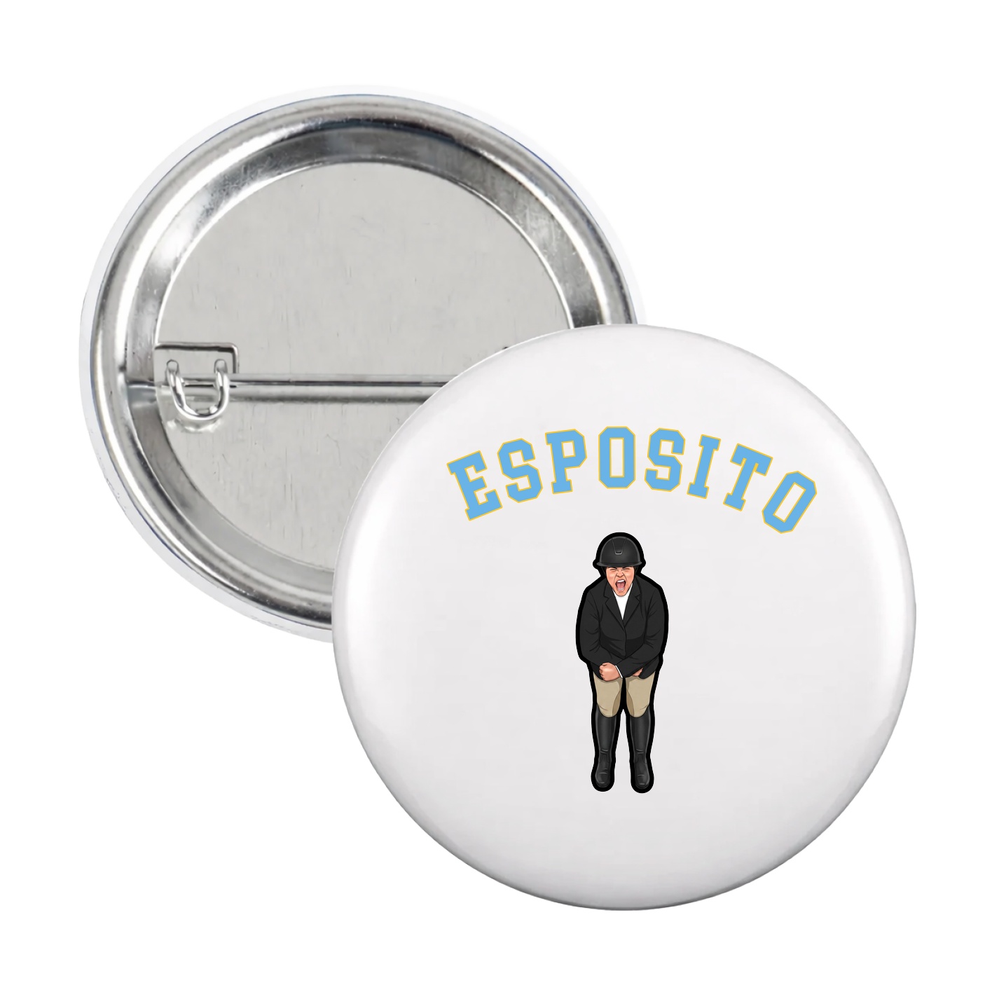 Game Day Button — Shirsey Arch in White
