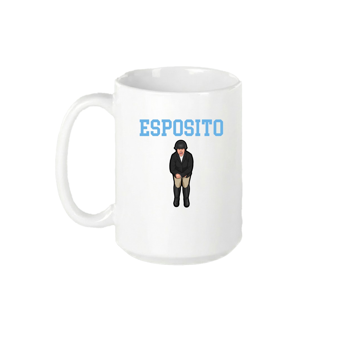 15oz Coffee Mug — Shirsey in White