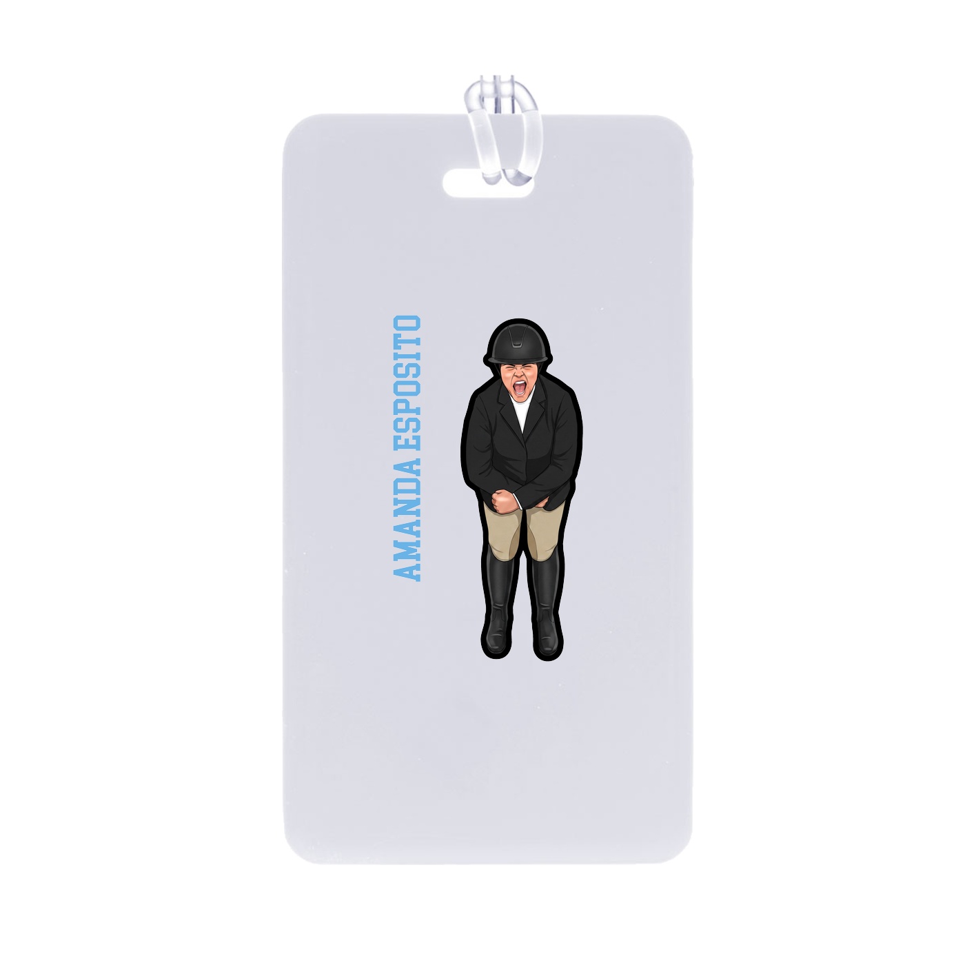 Bag Tag — Name Vertical in Classic