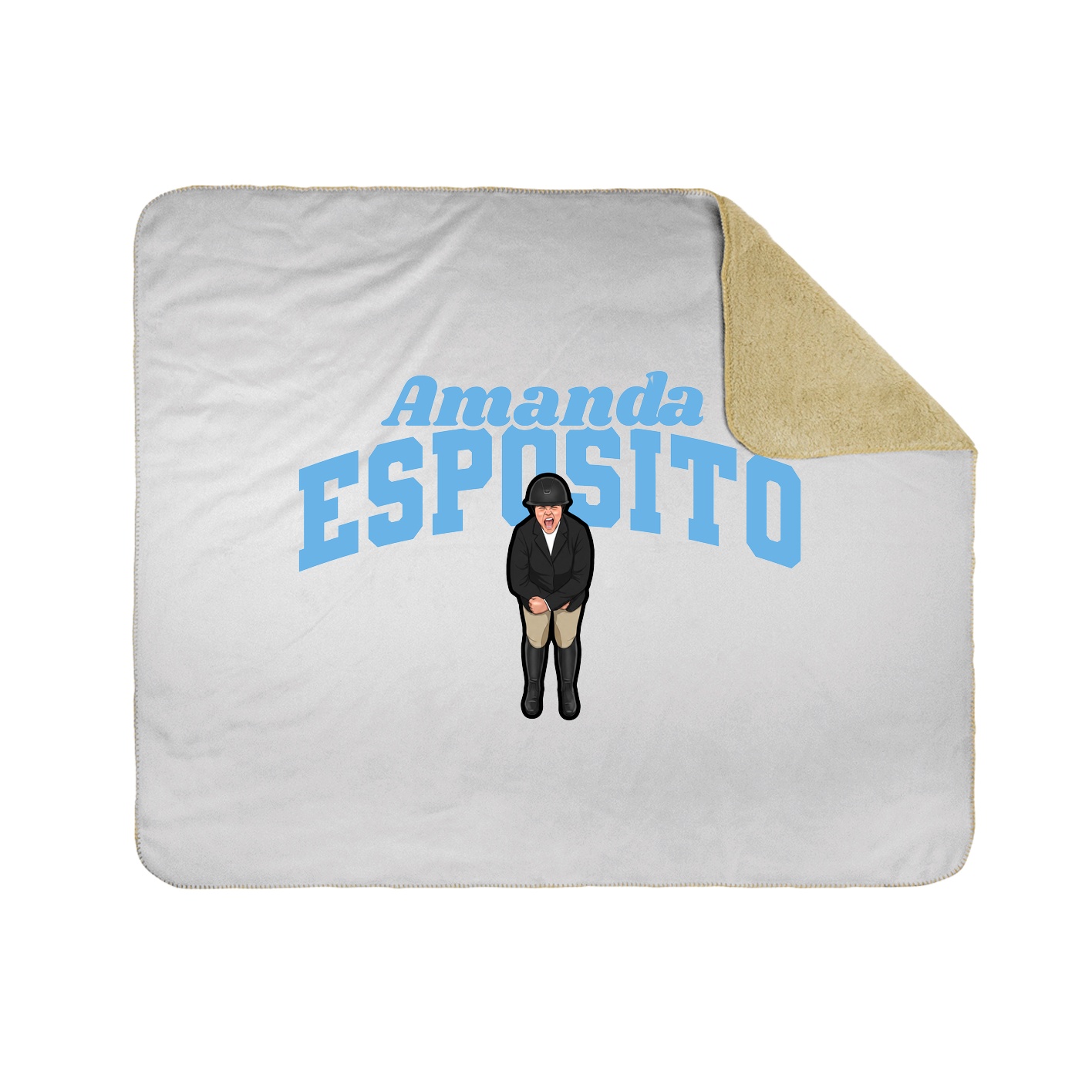 Throw Blanket — Signature Arch in White