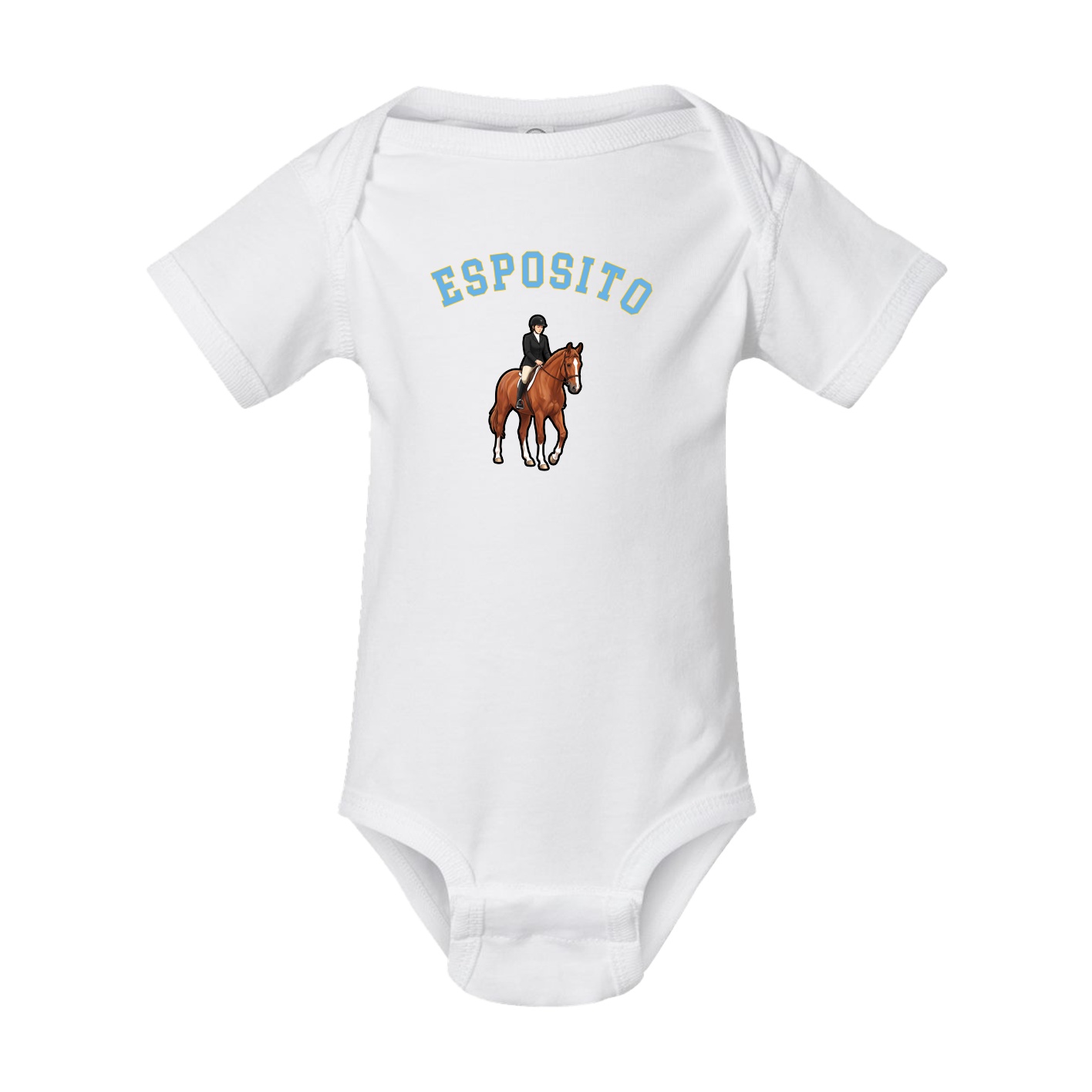 Baby Onesie — Shirsey Arch in White