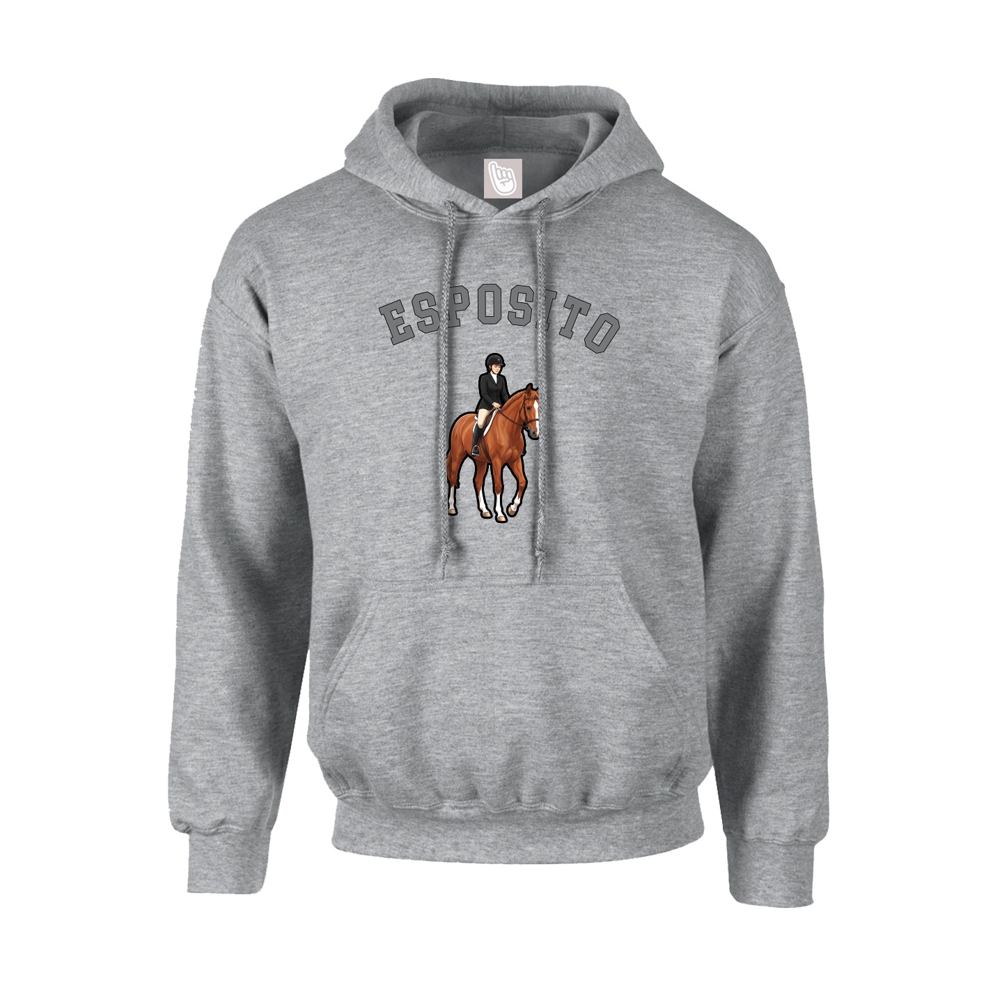 Youth Hoodie — Shirsey Arch in Grey