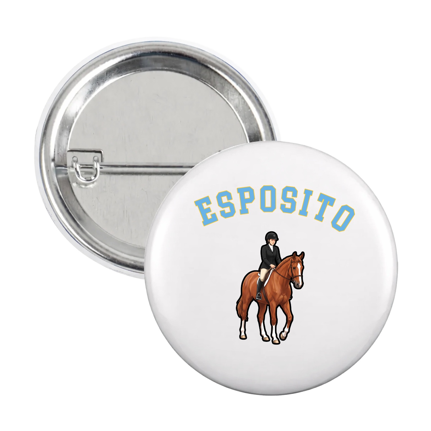 Game Day Button — Shirsey Arch in White