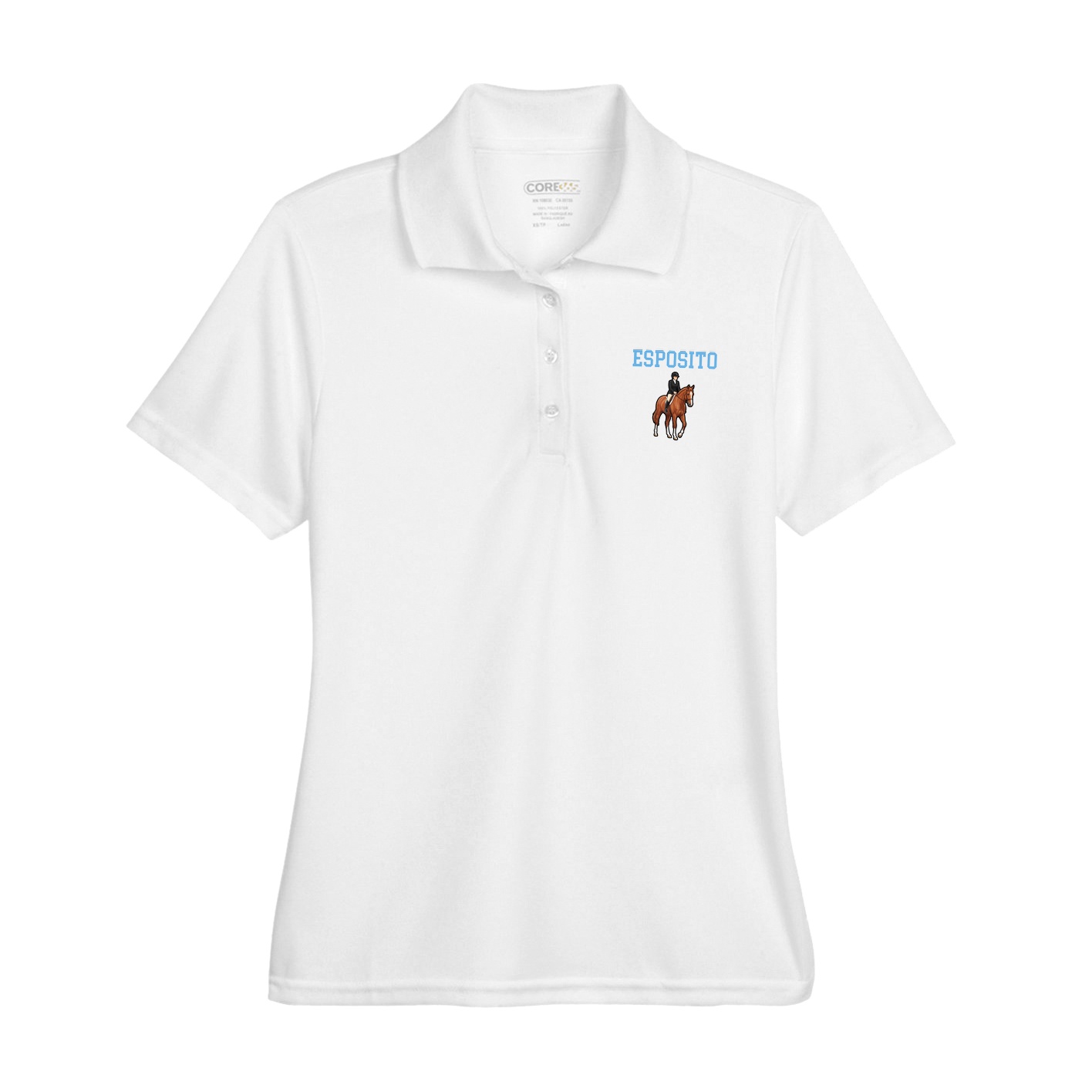 Womens Performance Polo — Shirsey in White