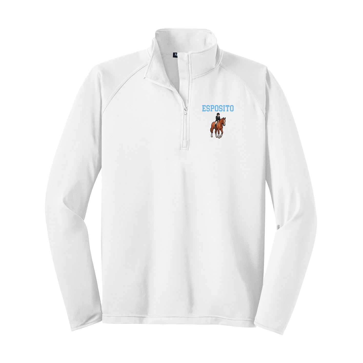 Q-Zip Pullover — Shirsey in White