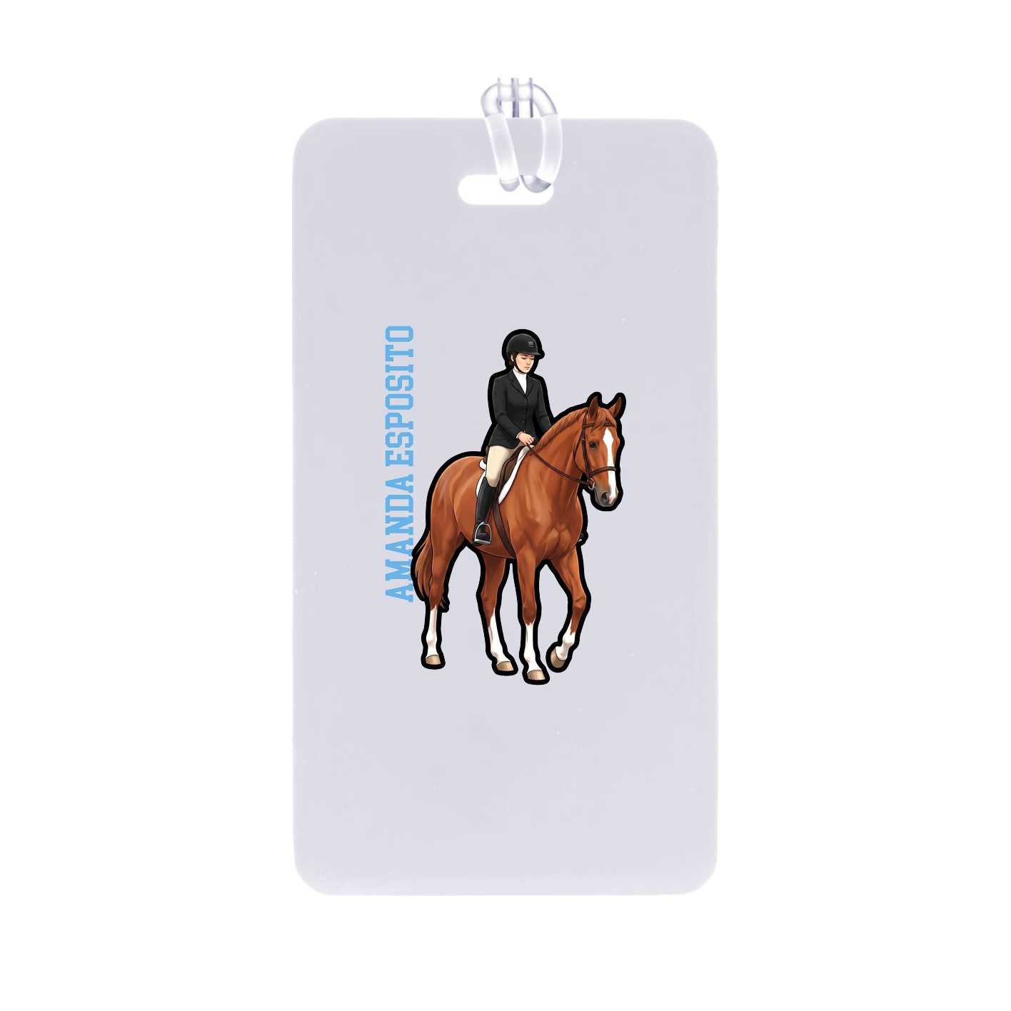 Bag Tag — Name Vertical in Classic