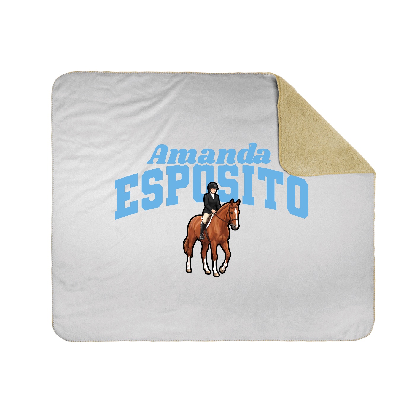 Throw Blanket — Signature Arch in White