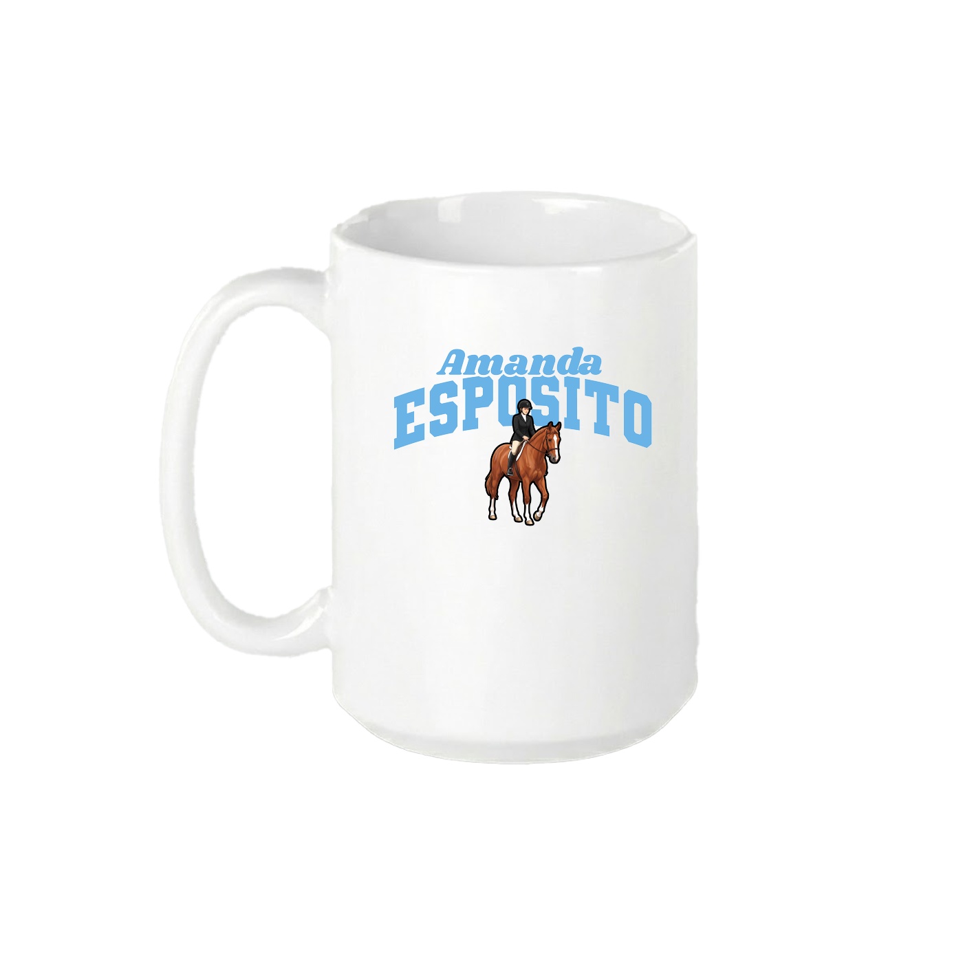 15oz Coffee Mug — Signature Arch in White