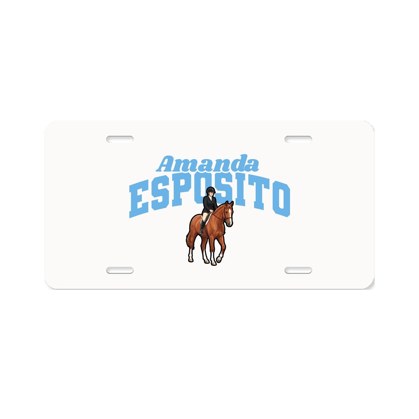 License Plate — Signature Arch in Classic