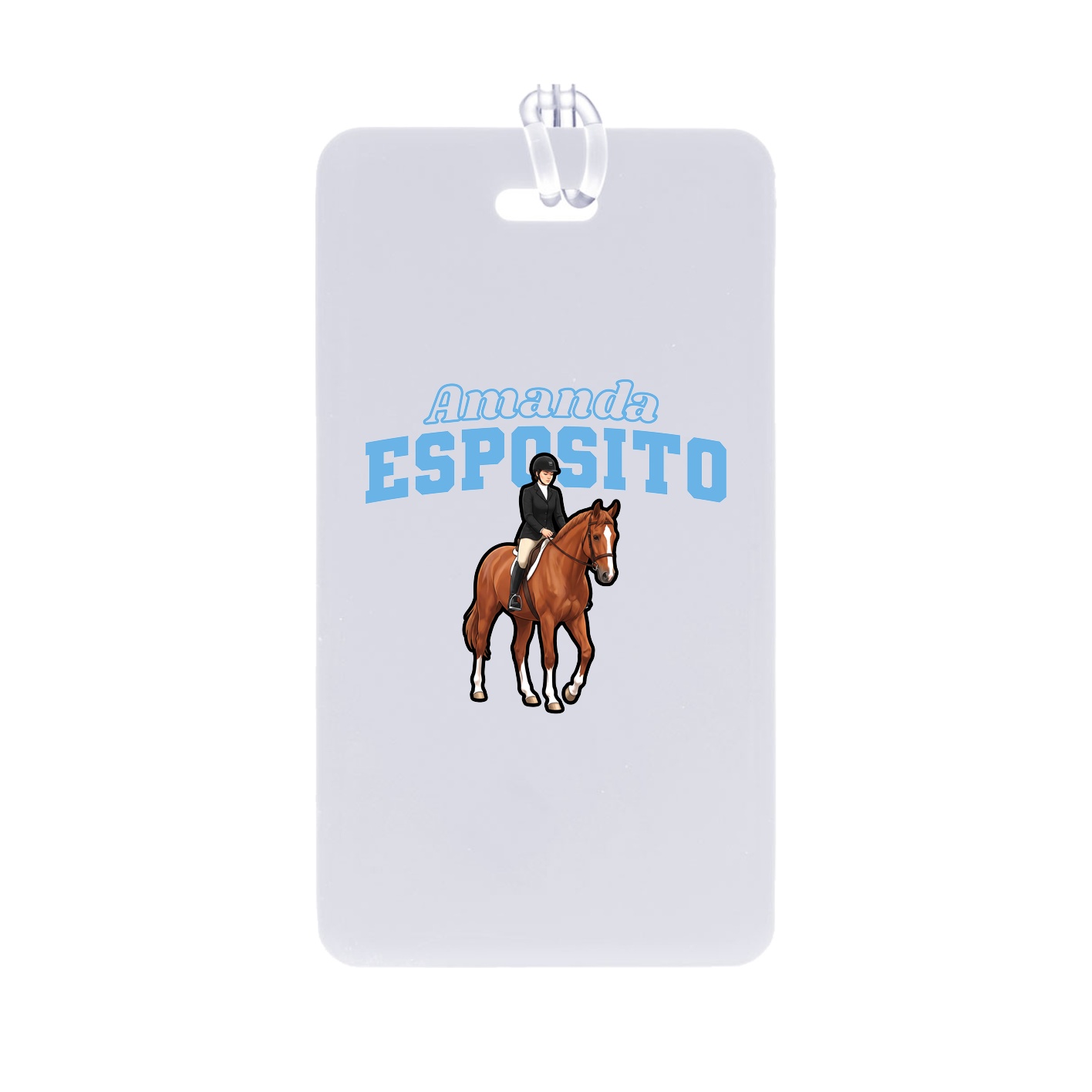 Bag Tag — Name Arch in Classic