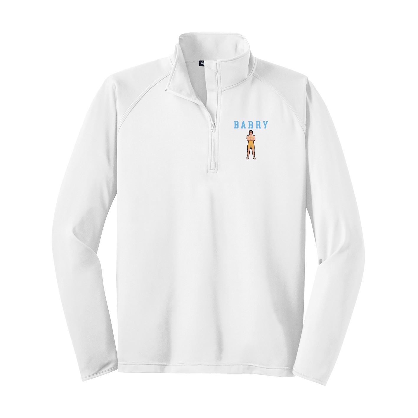 Q-Zip Pullover — Shirsey in White
