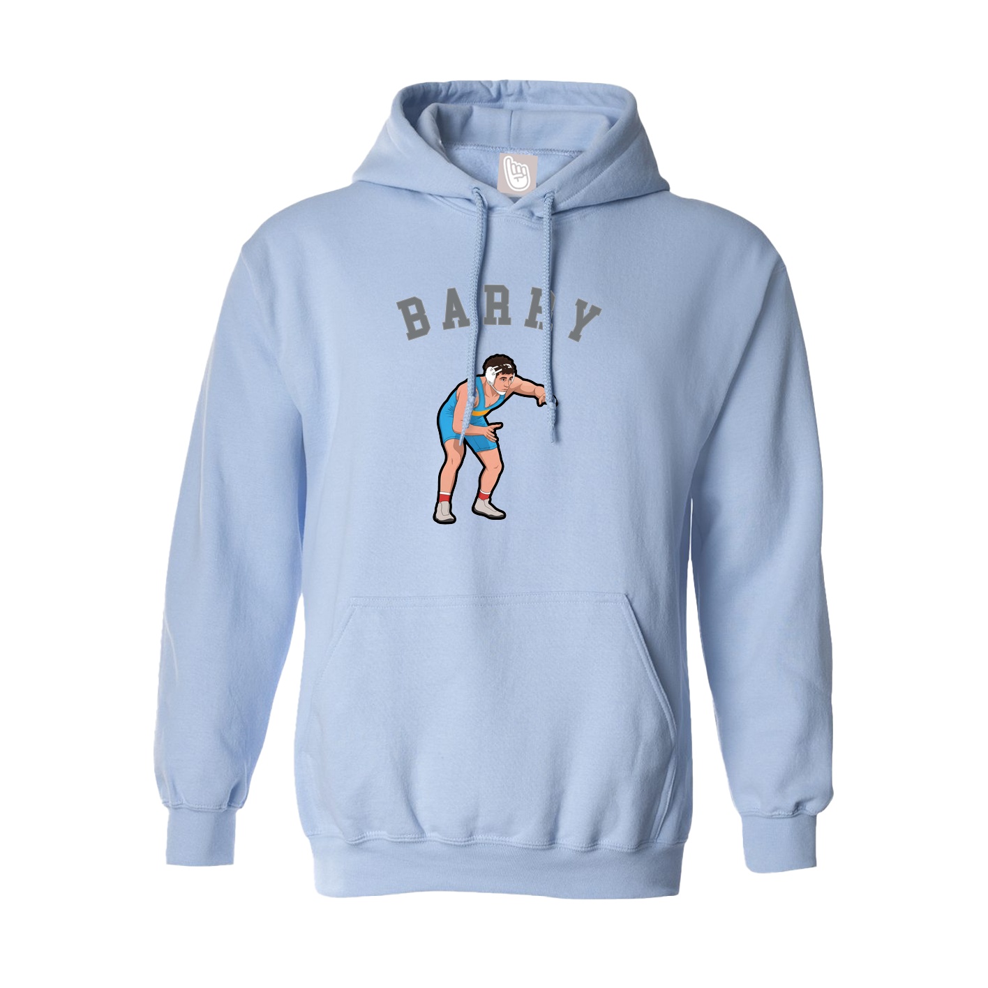 Hoodie — Shirsey Arch in Light Blue