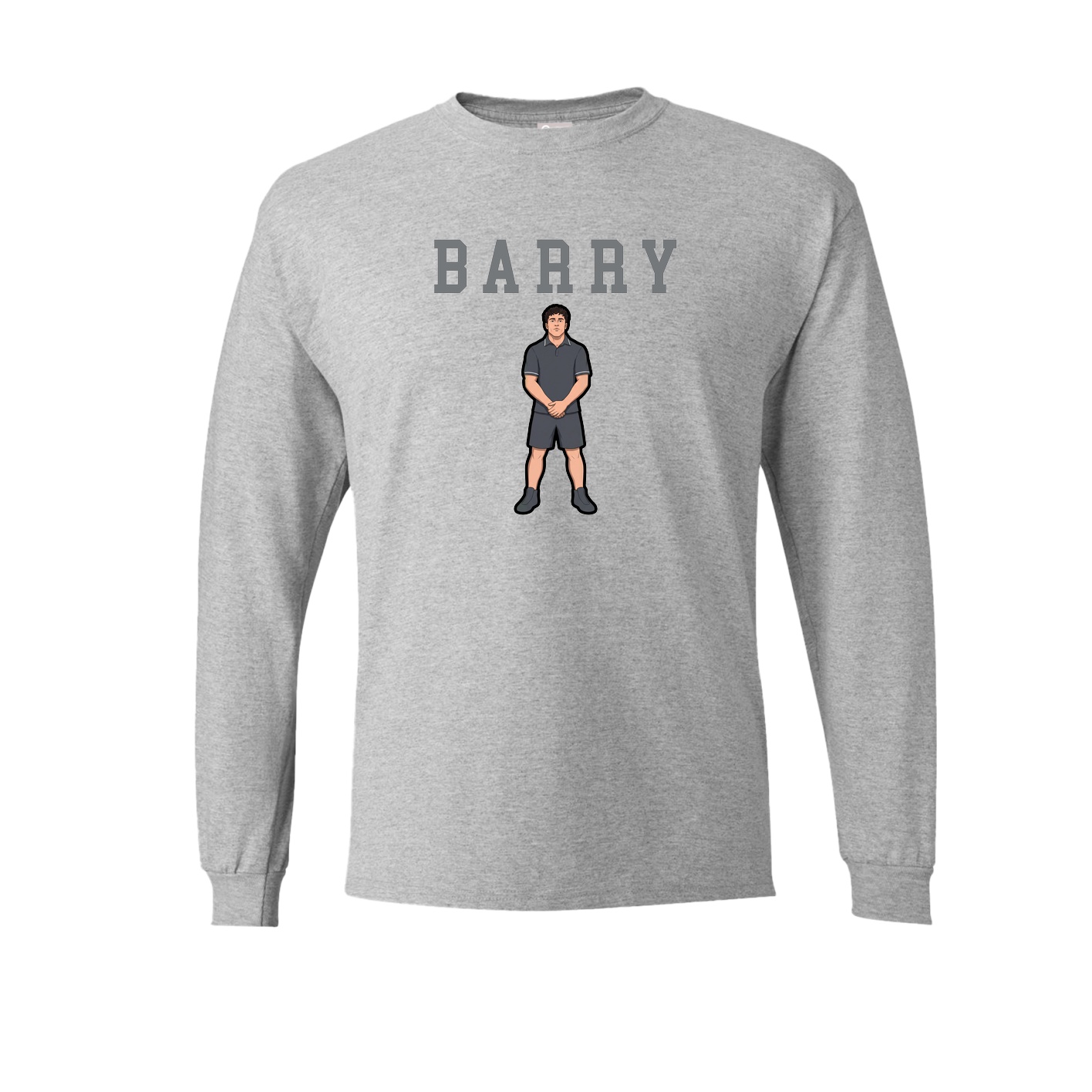 Long Sleeve Tee — Shirsey in Grey