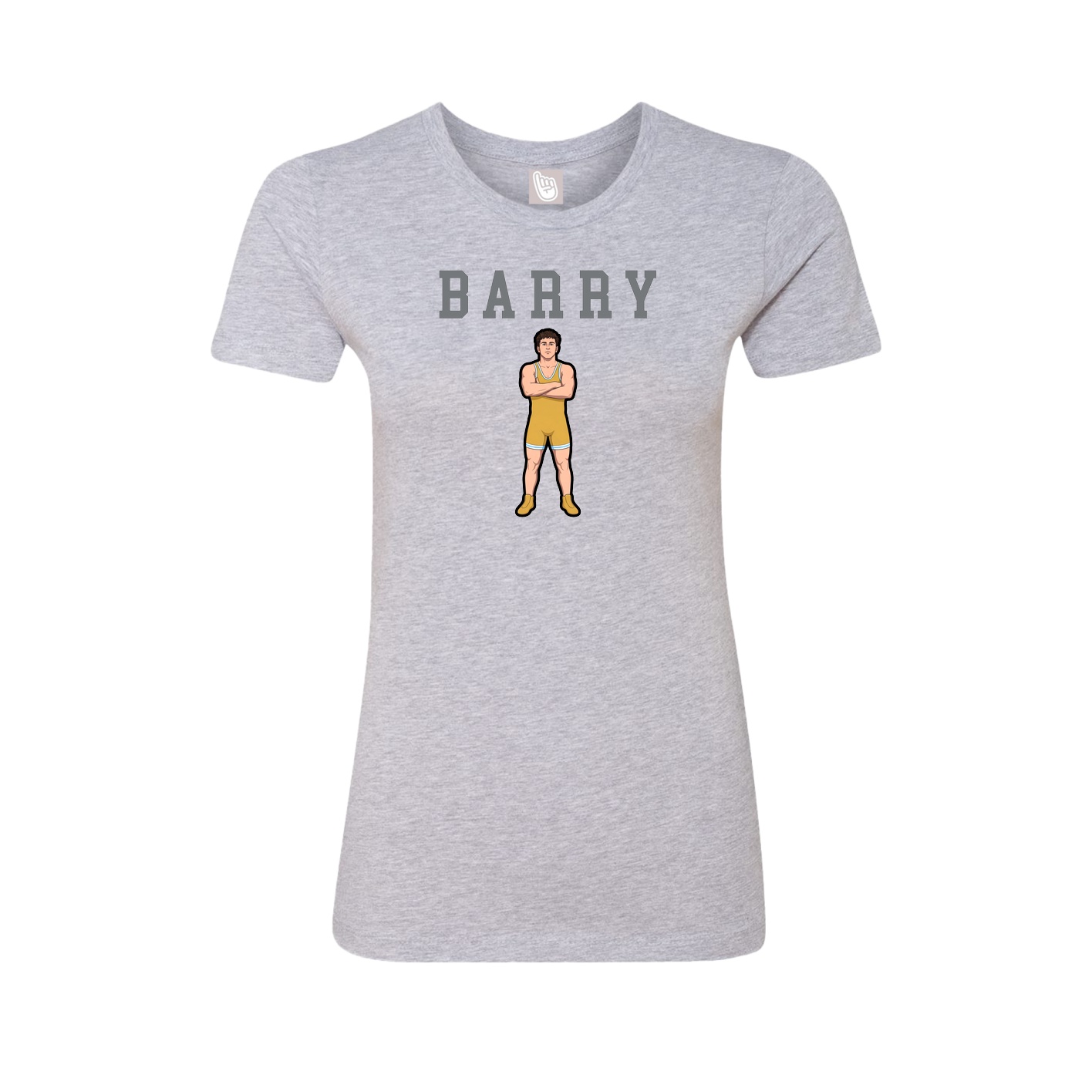 Fitted Women's Tee — Shirsey in Grey