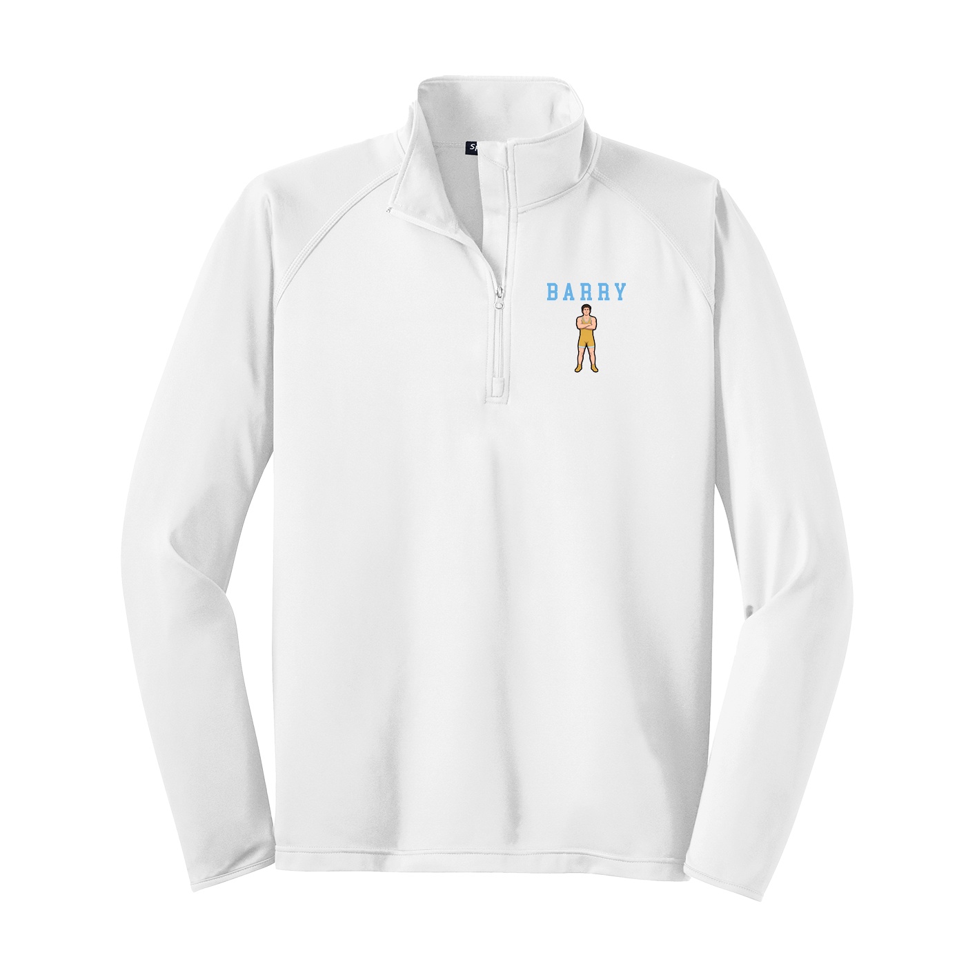 Q-Zip Pullover — Shirsey in White