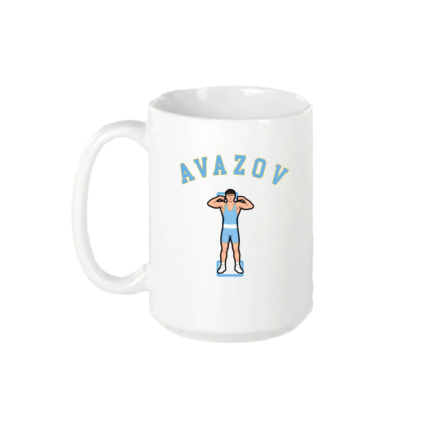 15oz Coffee Mug — Shirsey Arch in White