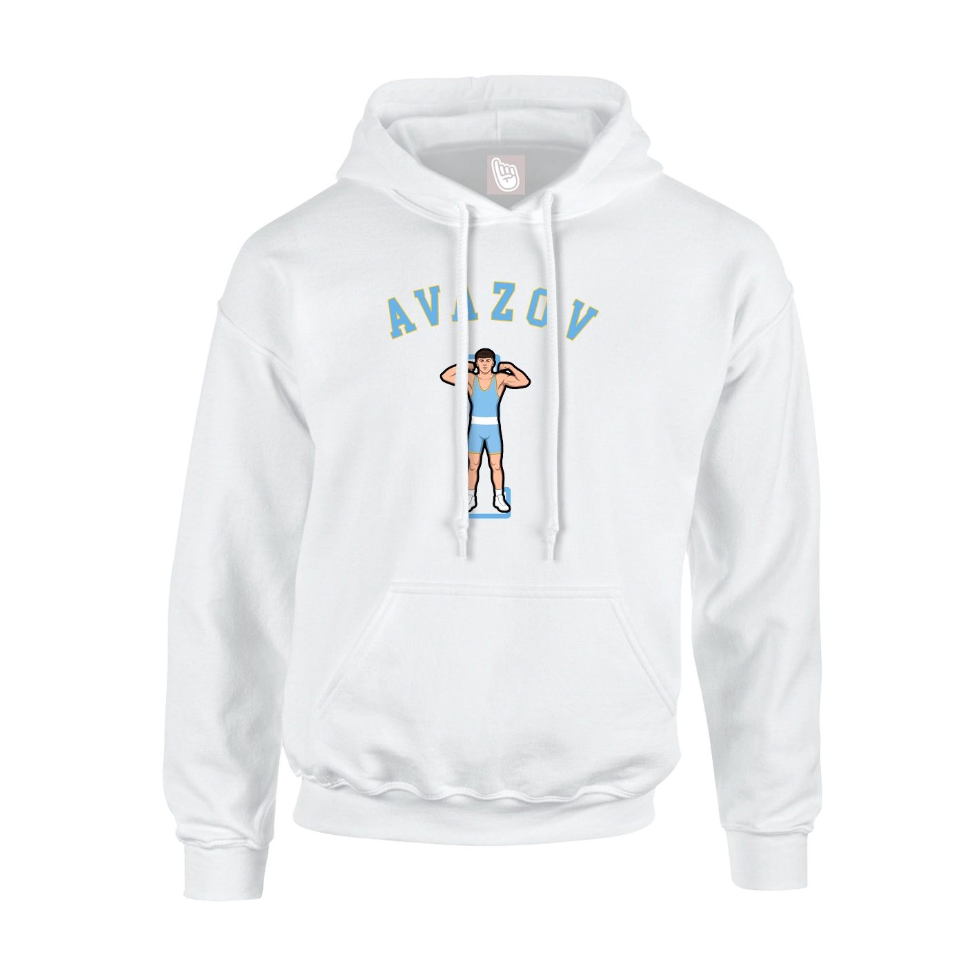 Youth Hoodie — Shirsey Arch in White