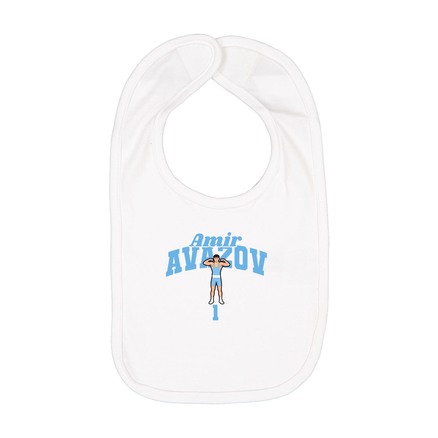 Infant Bib — Signature Arch in White