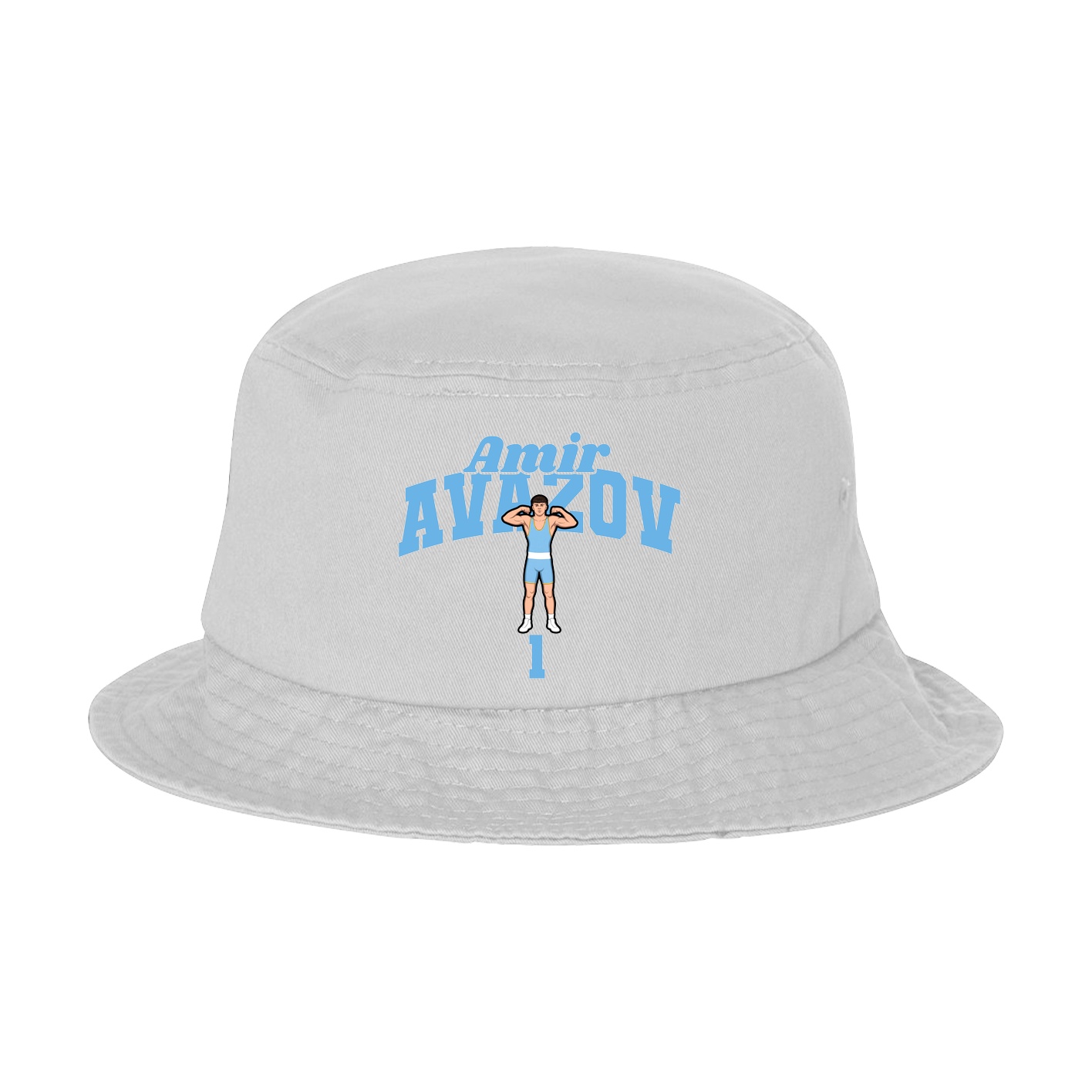 Bucket Cap — Signature Arch in White