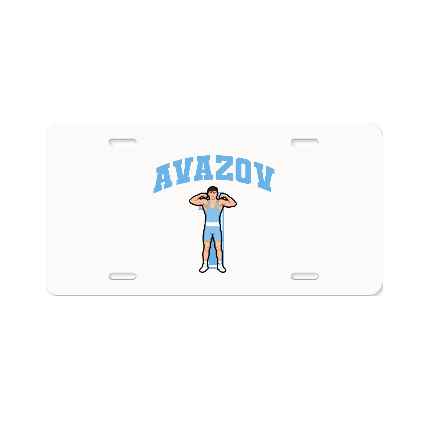 License Plate — Number in Classic