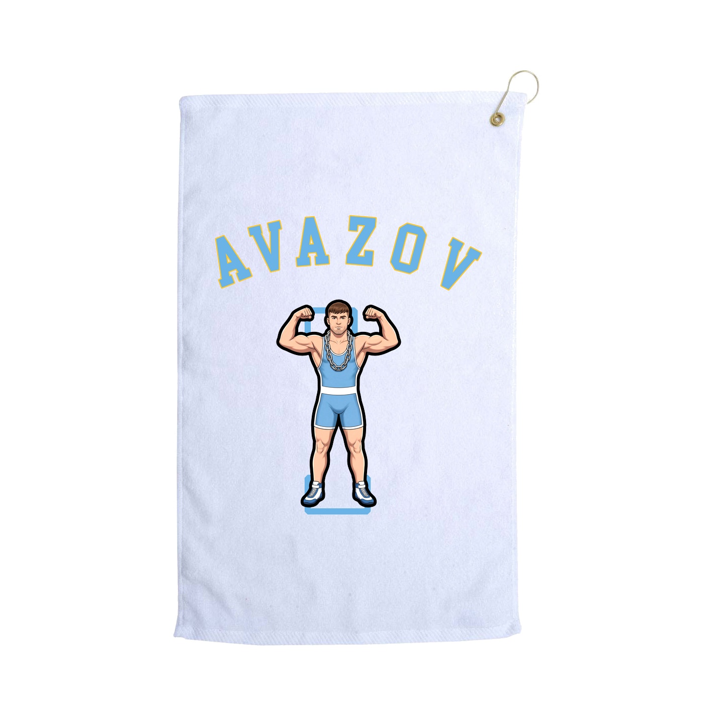 Golf Towel — Shirsey Arch in White
