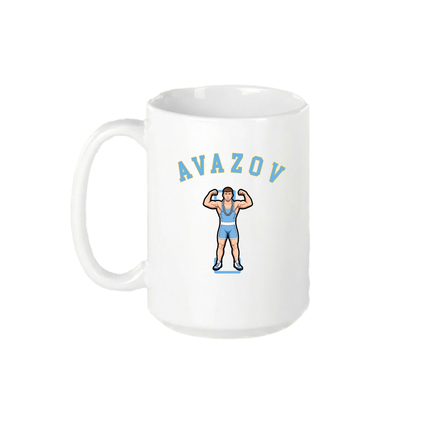 15oz Coffee Mug — Shirsey Arch in White