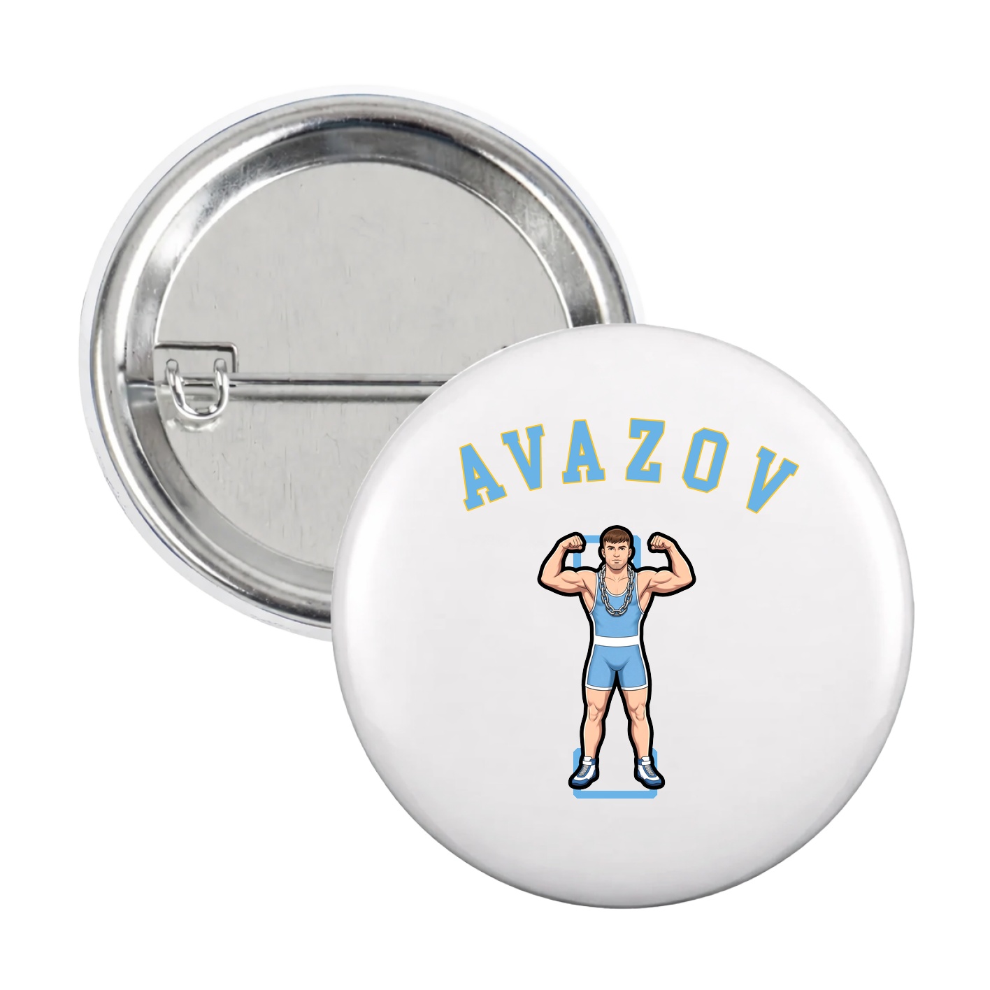 Game Day Button — Shirsey Arch in White