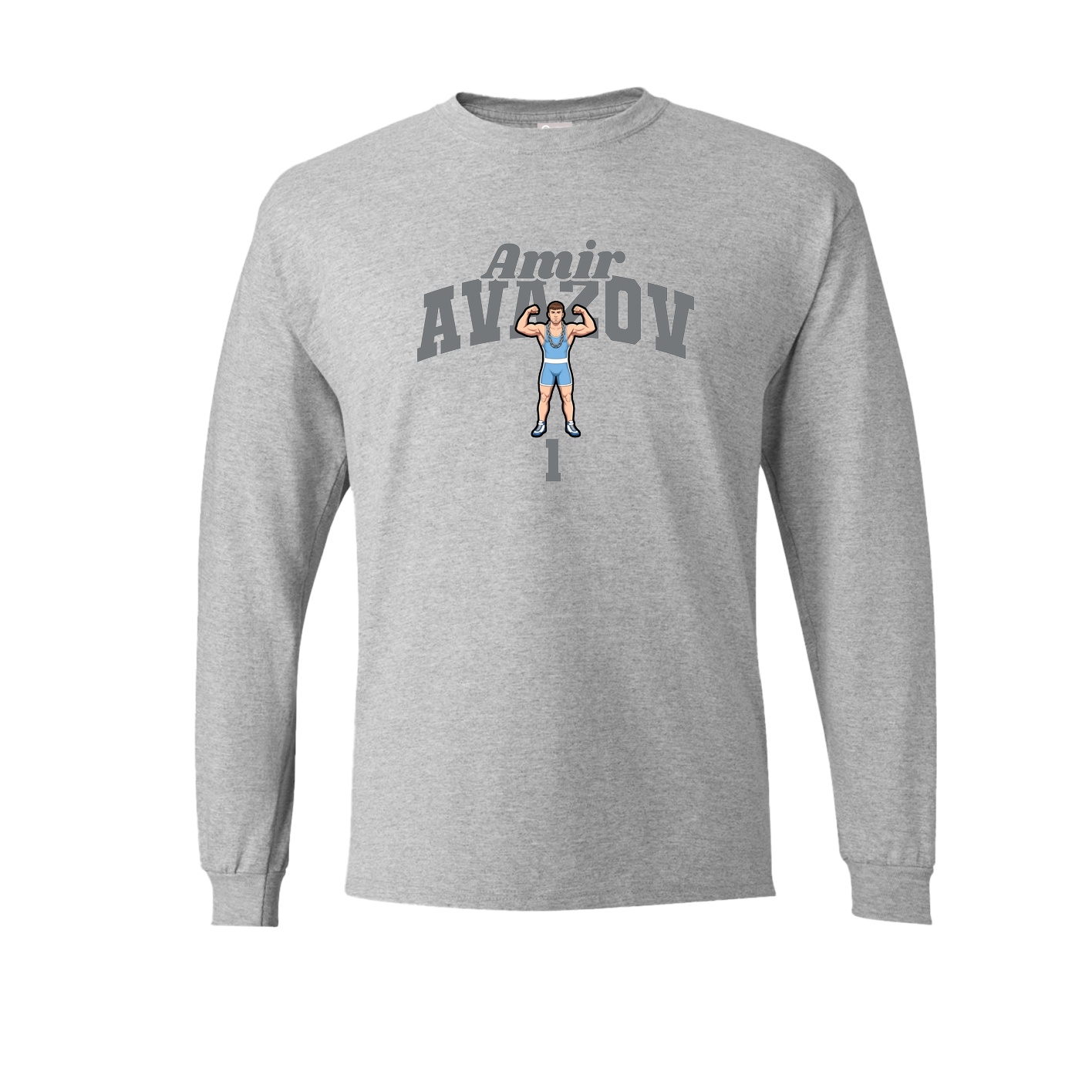 Long Sleeve Tee — Signature Arch in Grey