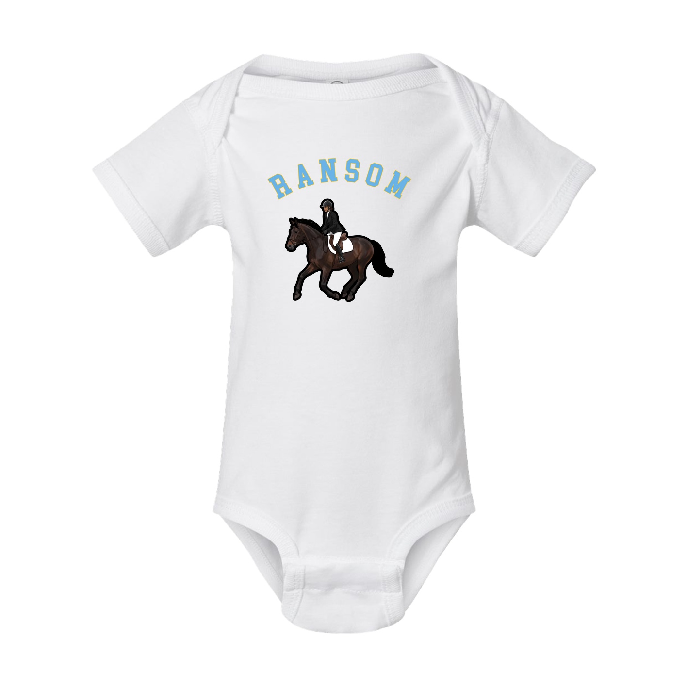 Baby Onesie — Shirsey Arch in White