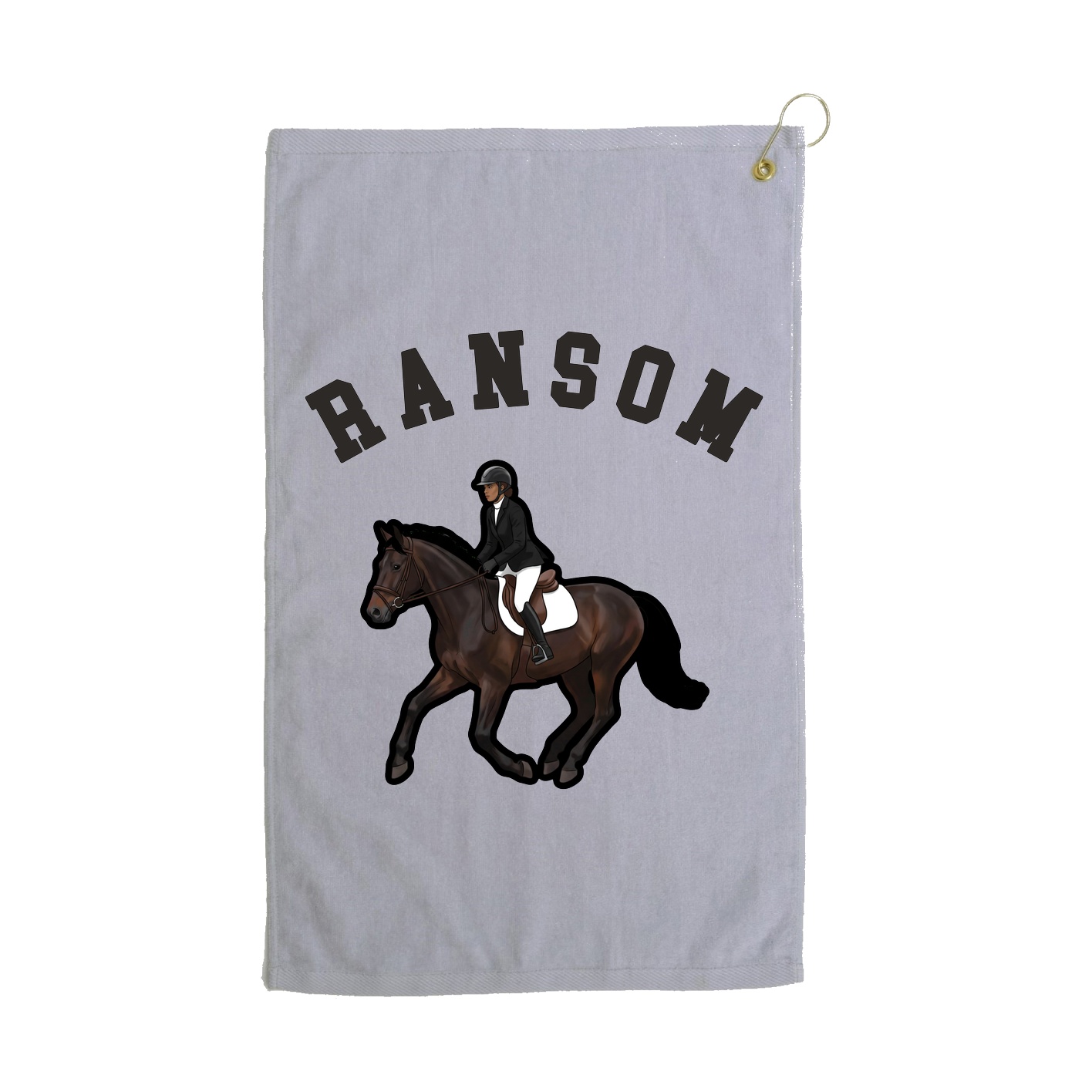 Golf Towel — Shirsey Arch in Grey