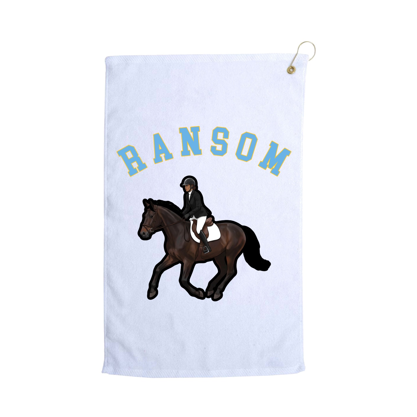 Golf Towel — Shirsey Arch in White