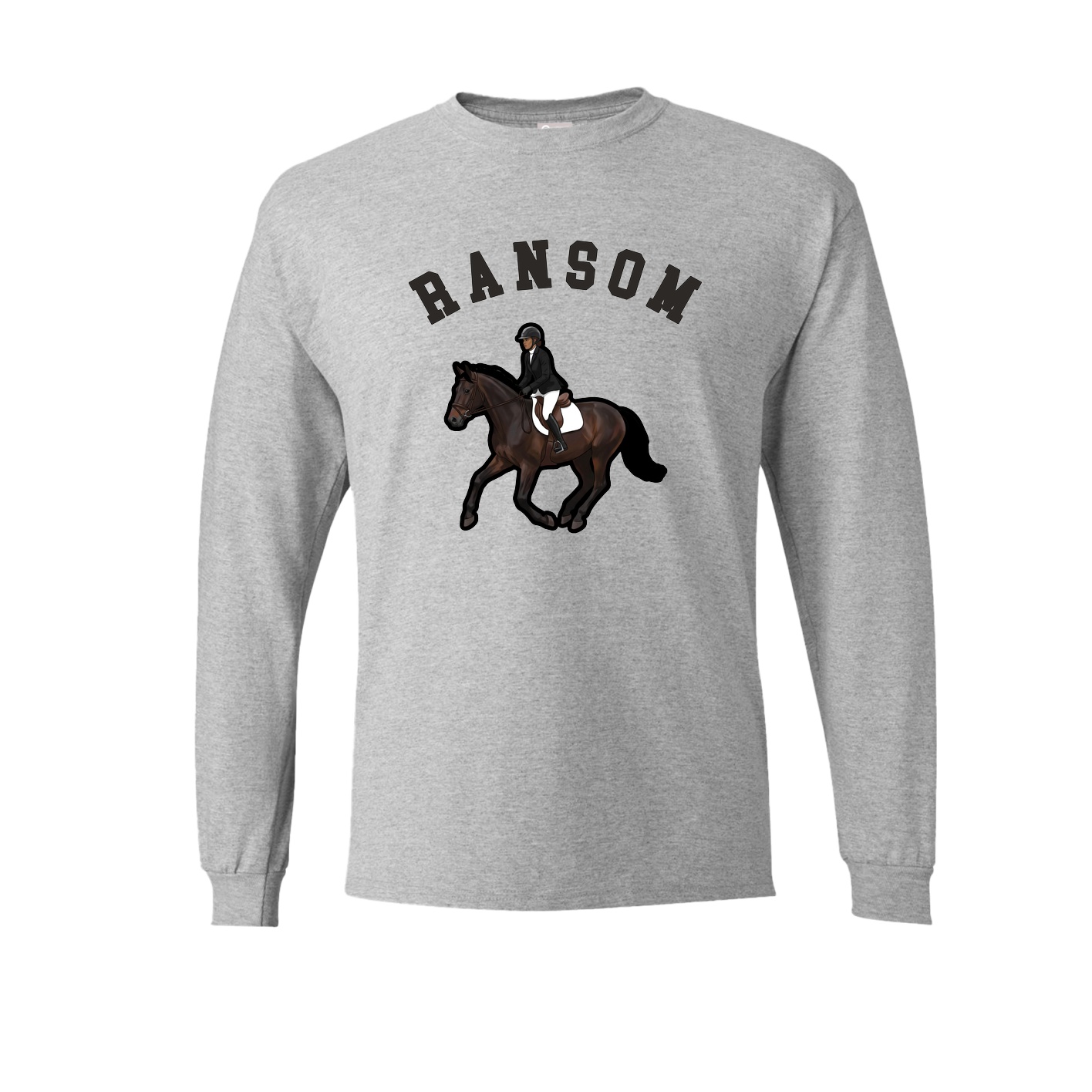 Long Sleeve Tee — Shirsey Arch in Grey