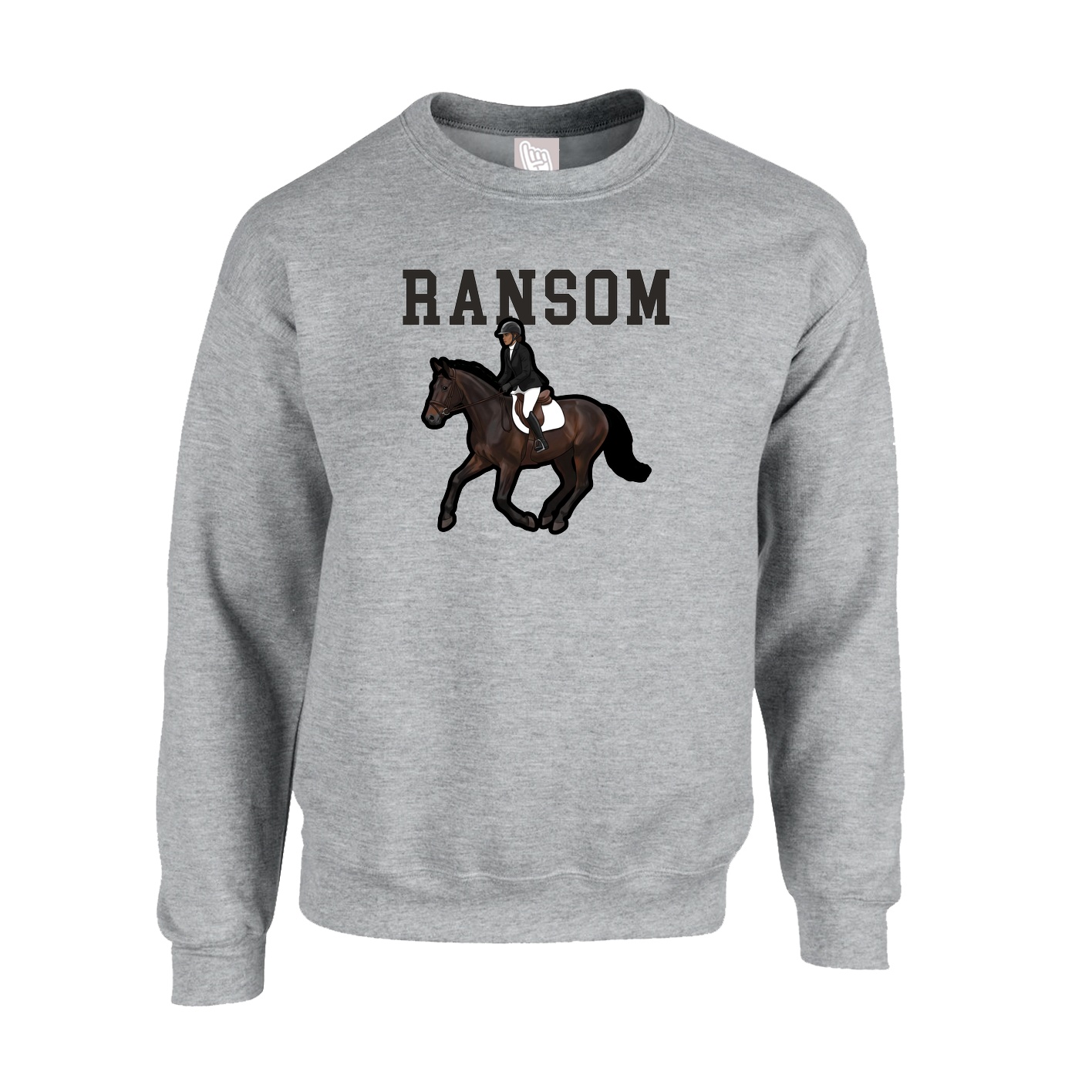 Fleece Crew — Shirsey in Grey