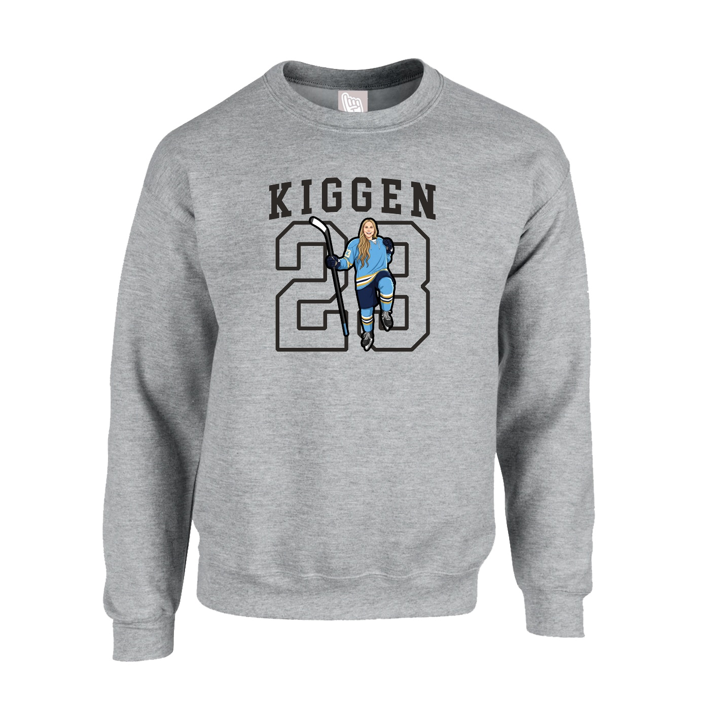Fleece Crew — Shirsey in Grey