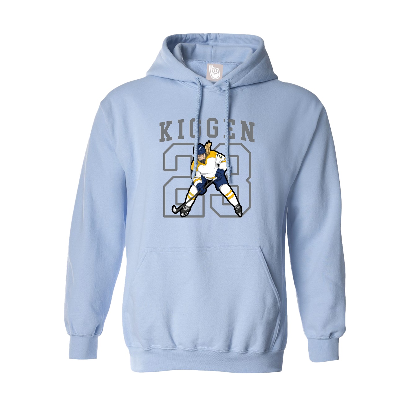 Hoodie — Shirsey in Light Blue