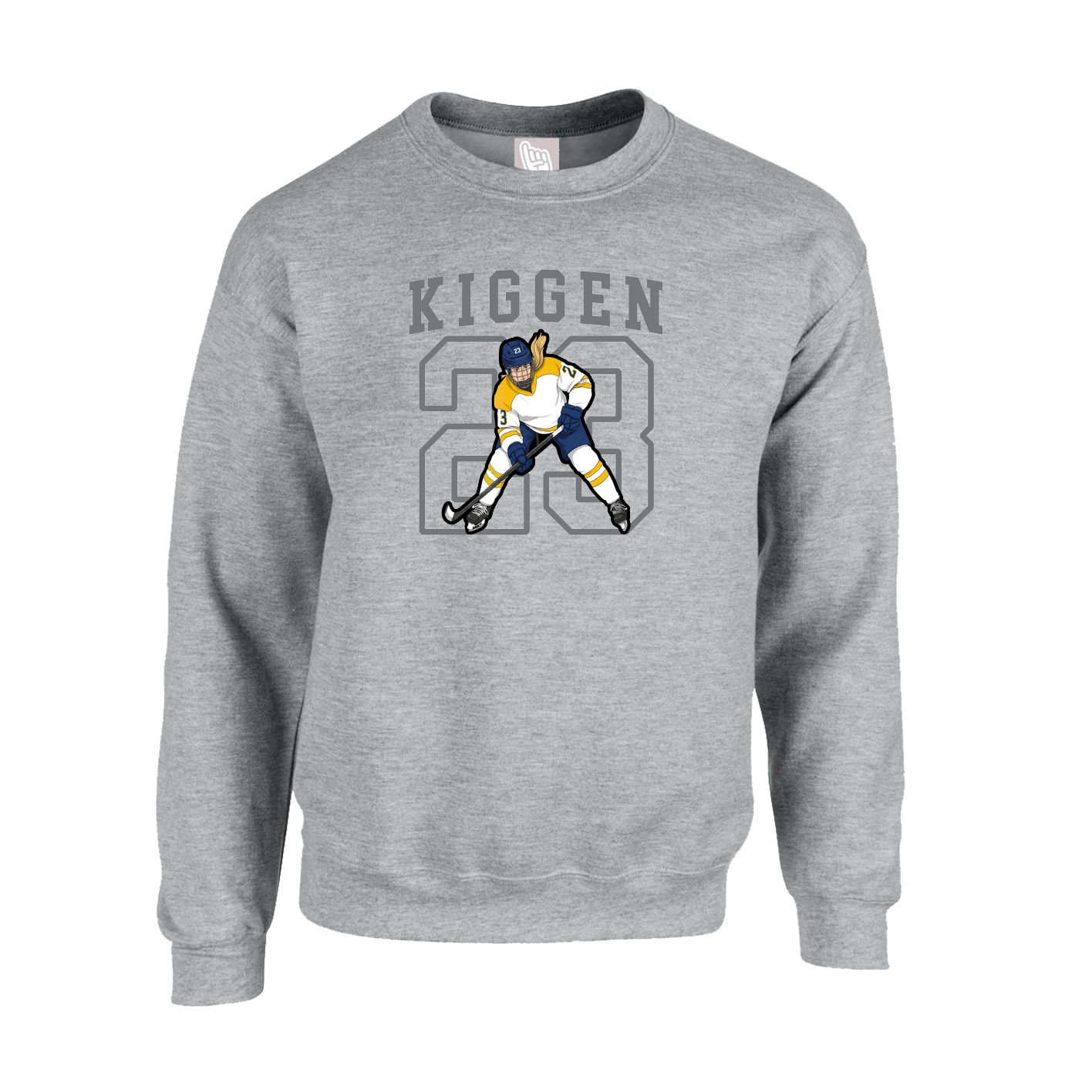 Fleece Crew — Shirsey in Grey
