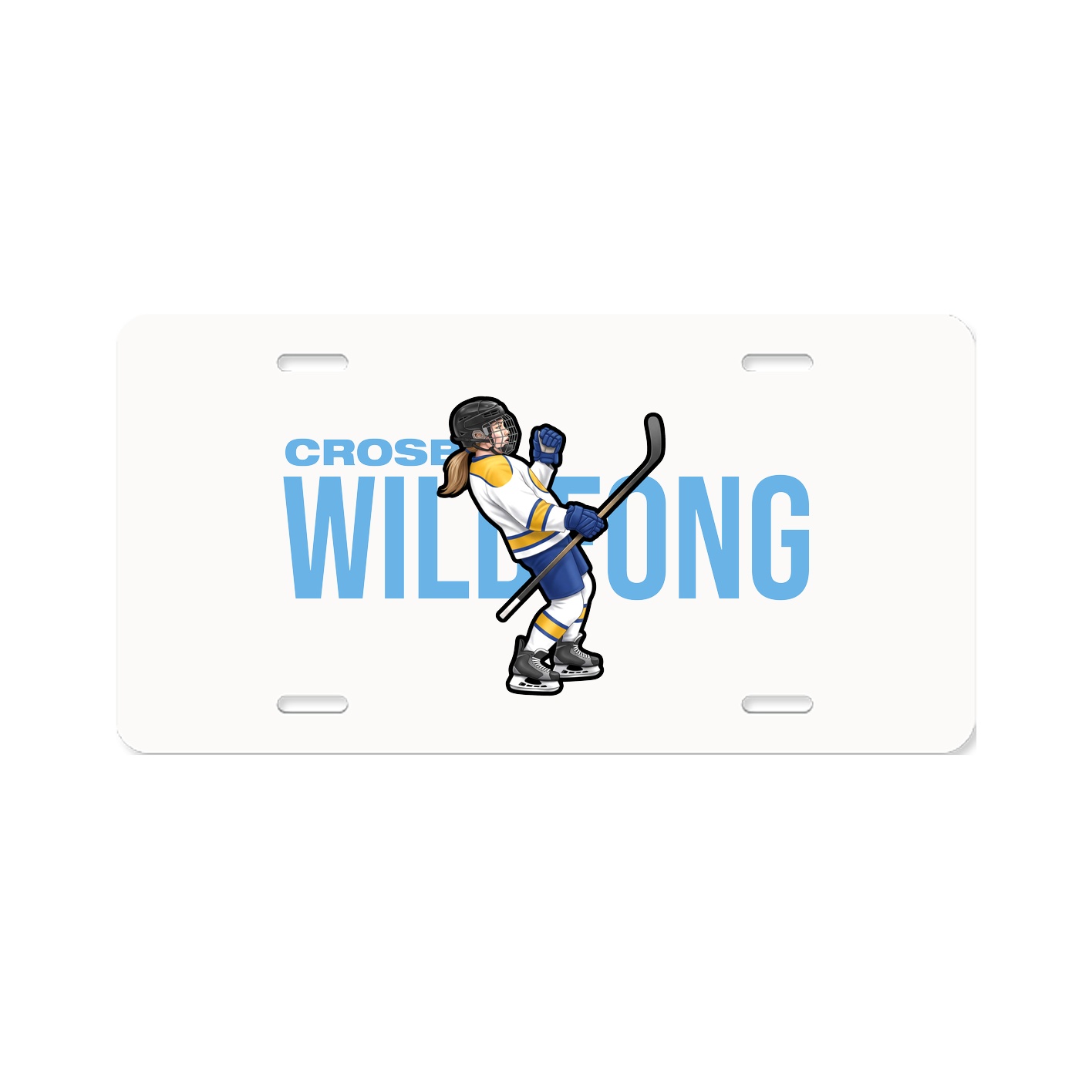 License Plate — Player Name in Classic