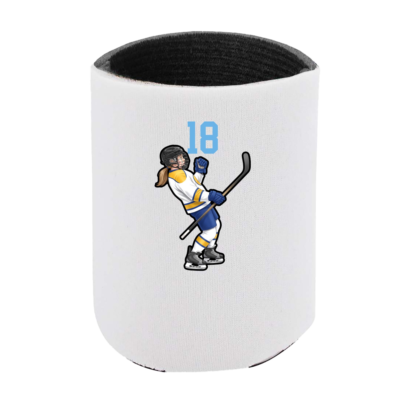Can Holder — Number Top in White