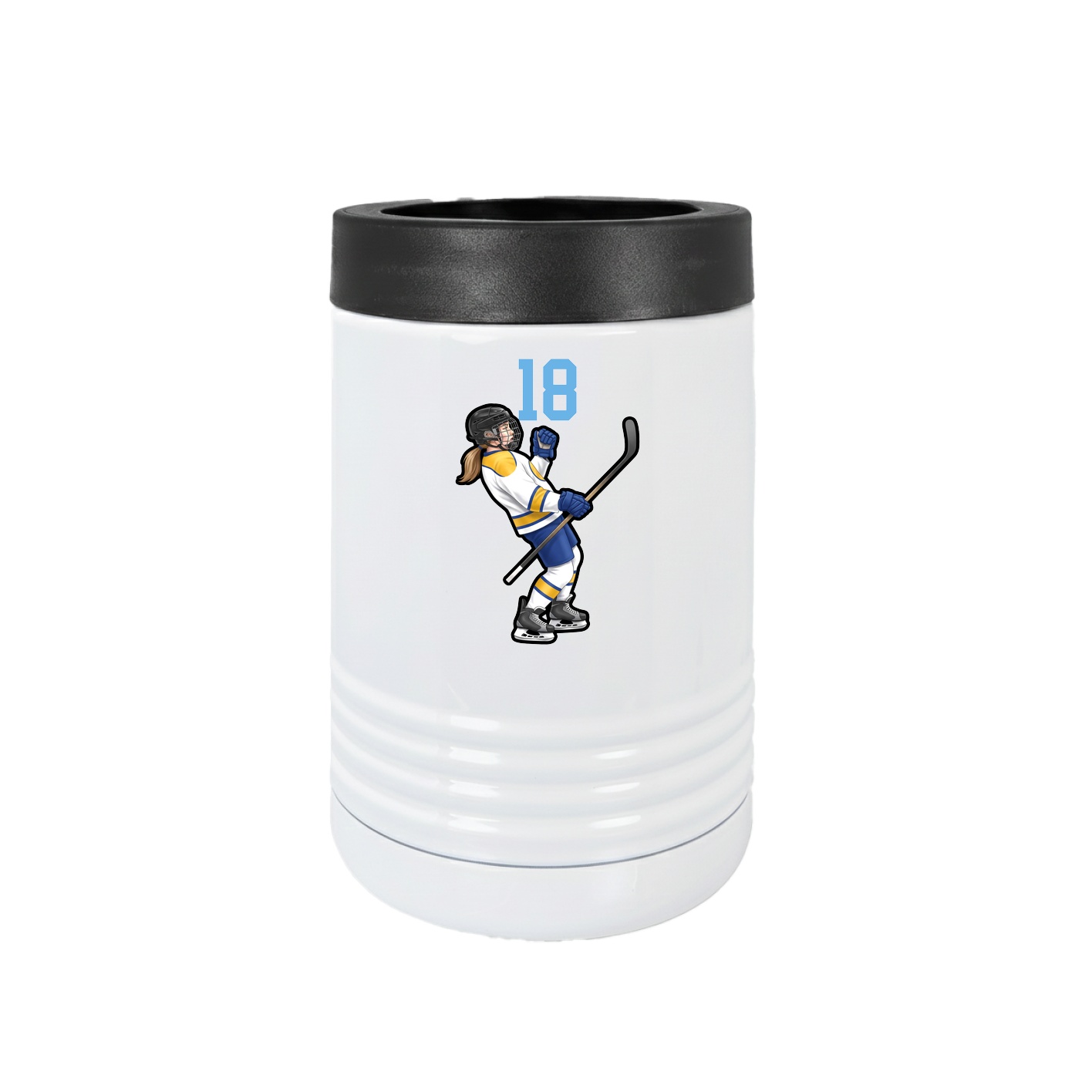 Beverage Holder — Number Top in White
