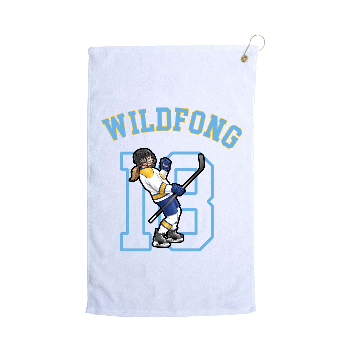 Golf Towel — Shirsey Arch in White