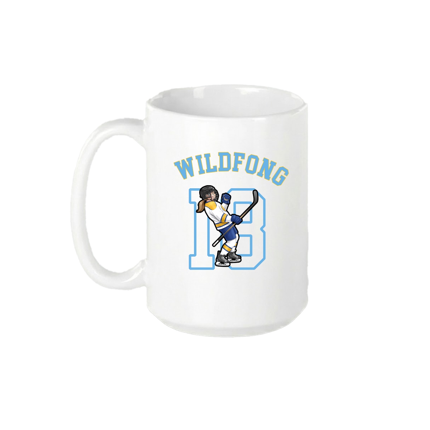 15oz Coffee Mug — Shirsey Arch in White
