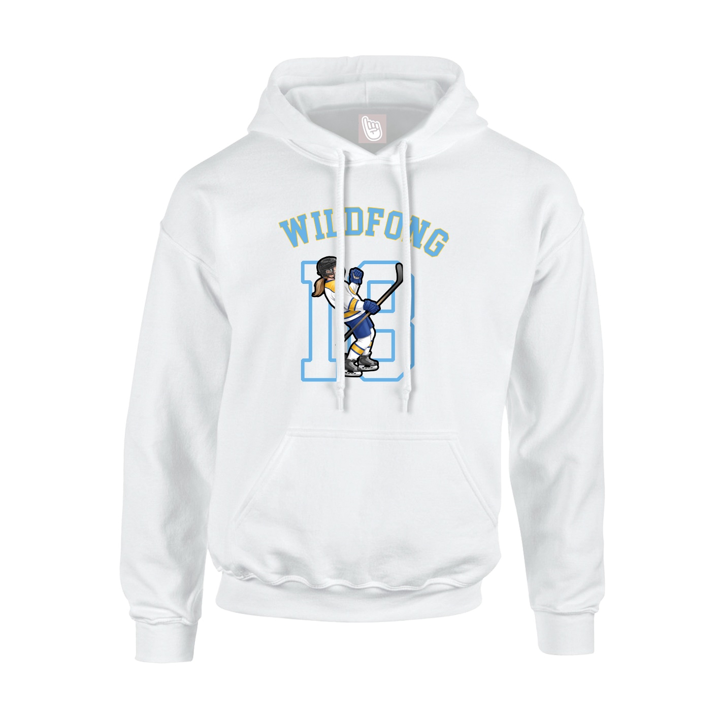 Hoodie — Shirsey Arch in White