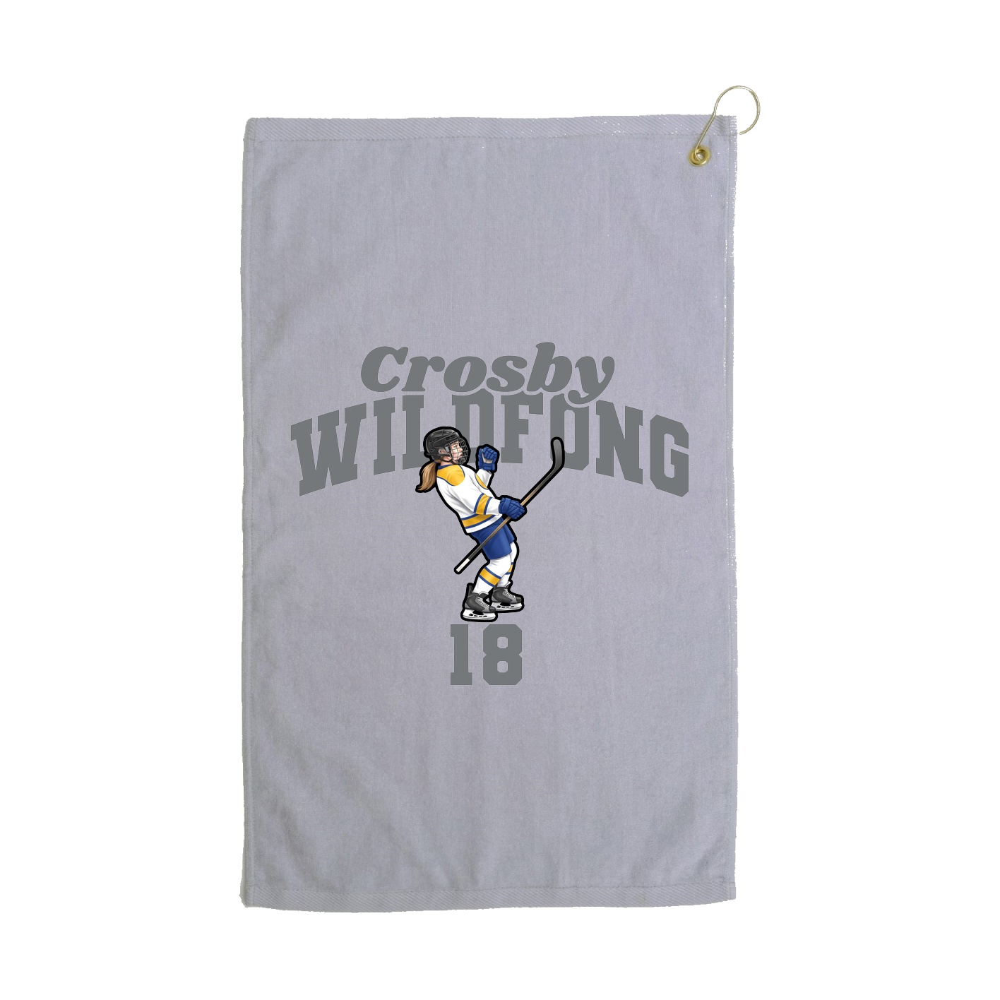 Golf Towel — Signature Arch in Grey