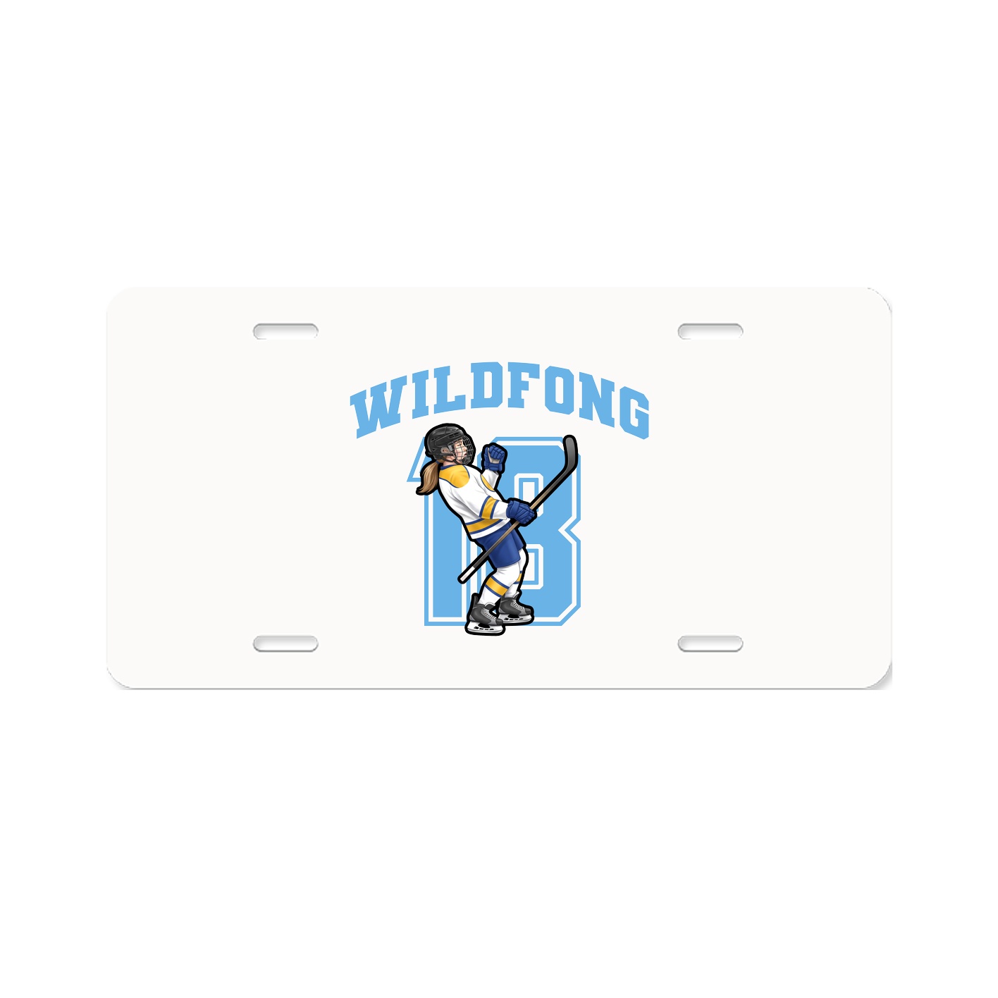 License Plate — Number in Classic