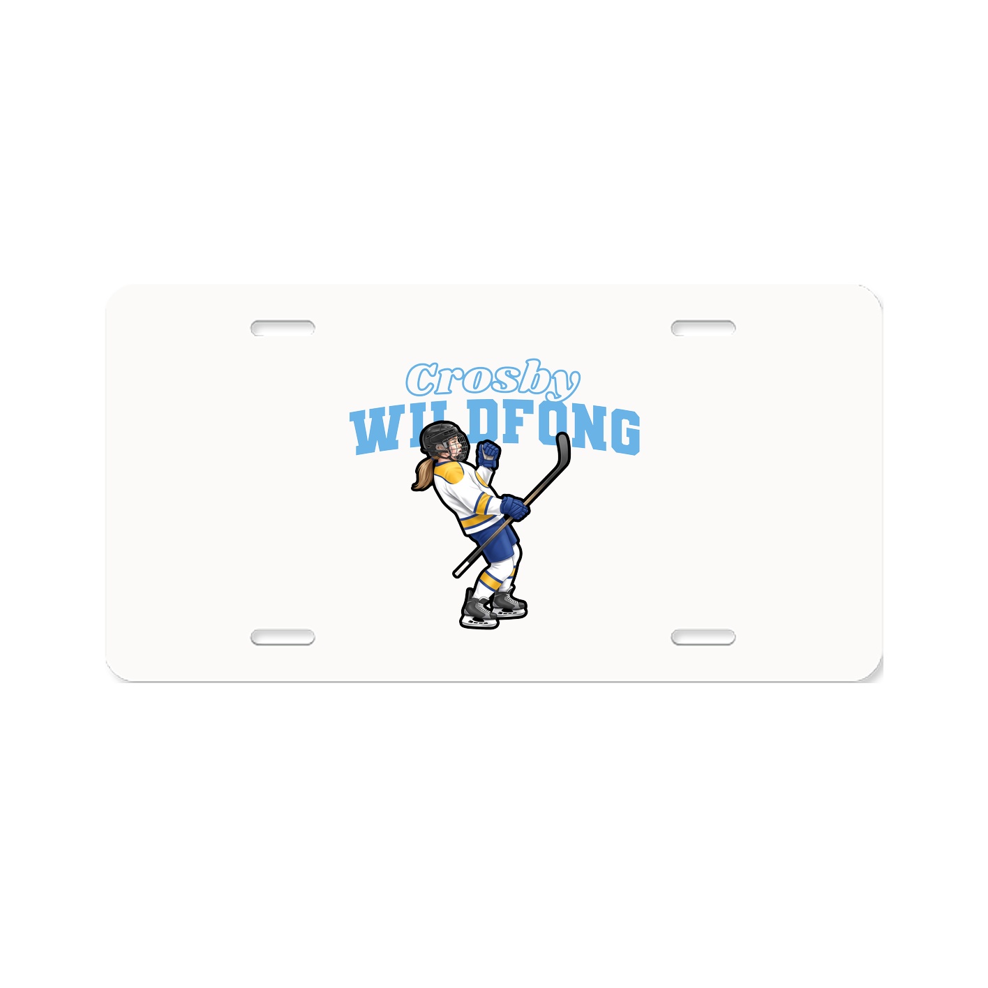 License Plate — Name Arch in Classic