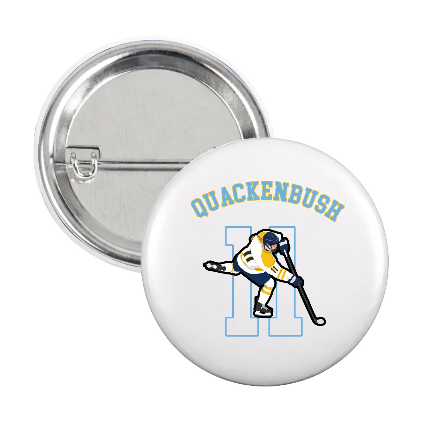 Game Day Button — Shirsey Arch in White